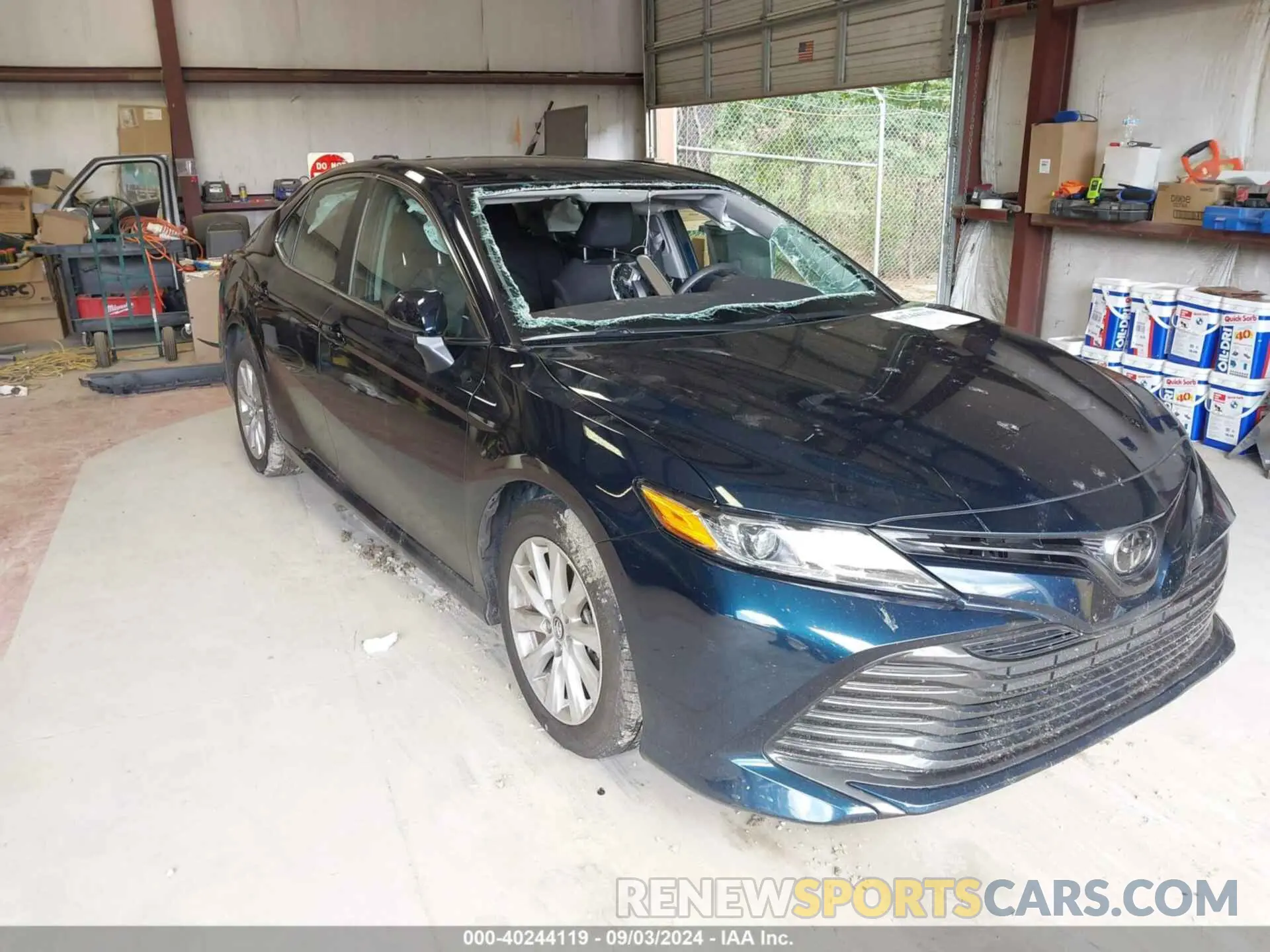 1 Photograph of a damaged car 4T1B11HK4KU812068 TOYOTA CAMRY 2019