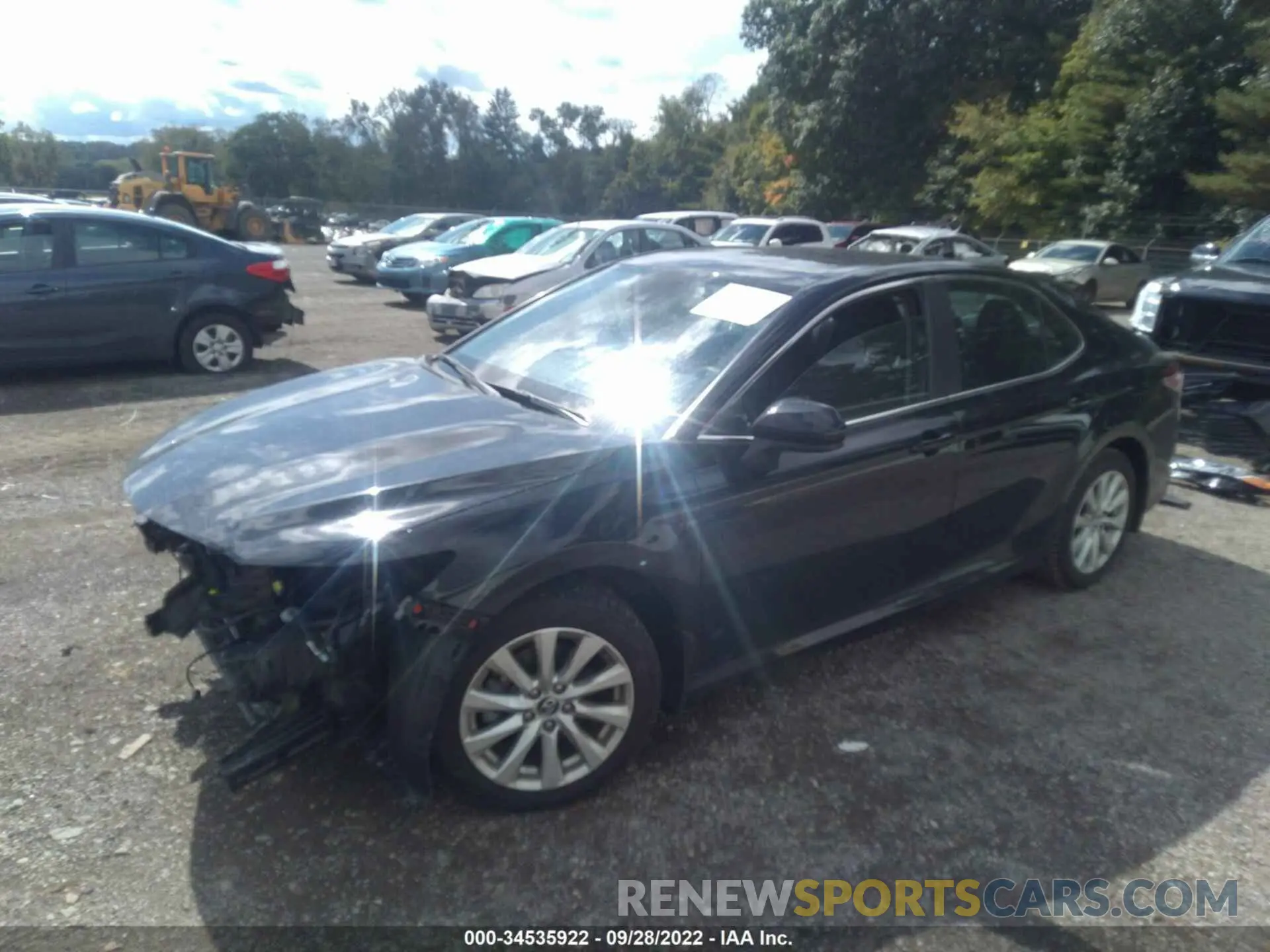2 Photograph of a damaged car 4T1B11HK4KU819330 TOYOTA CAMRY 2019