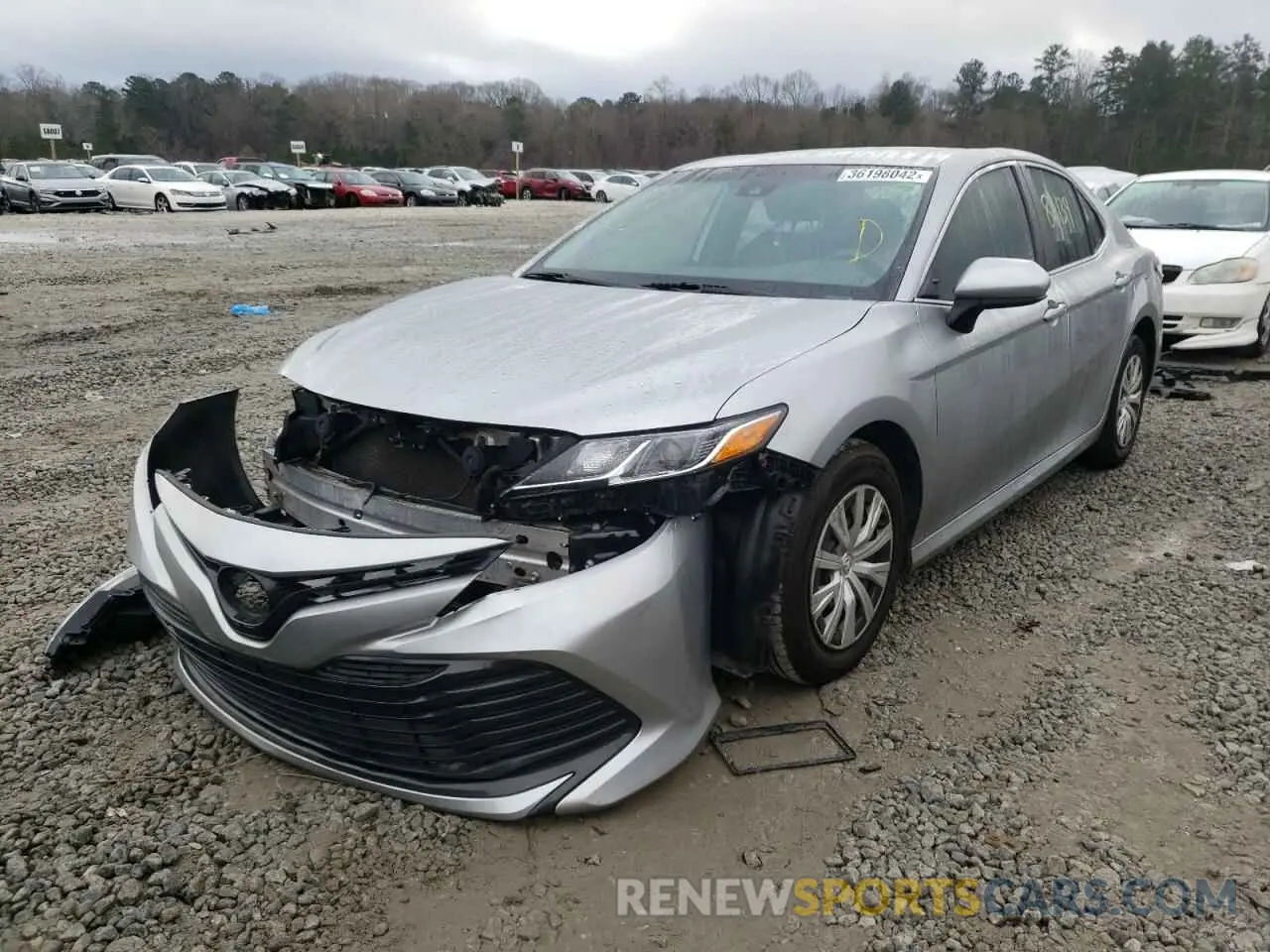 2 Photograph of a damaged car 4T1B11HK4KU841540 TOYOTA CAMRY 2019