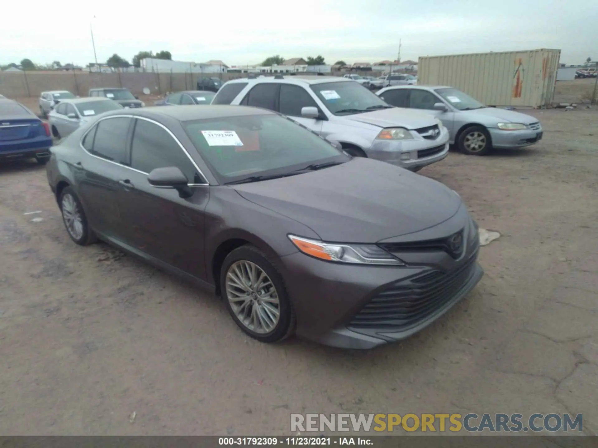 1 Photograph of a damaged car 4T1B11HK5KU162327 TOYOTA CAMRY 2019