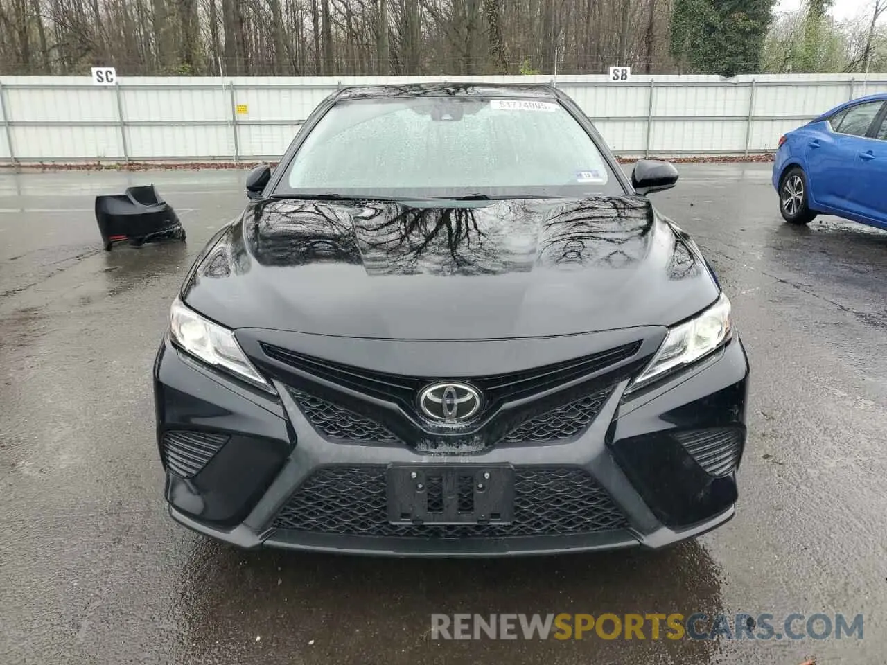 5 Photograph of a damaged car 4T1B11HK5KU170587 TOYOTA CAMRY 2019