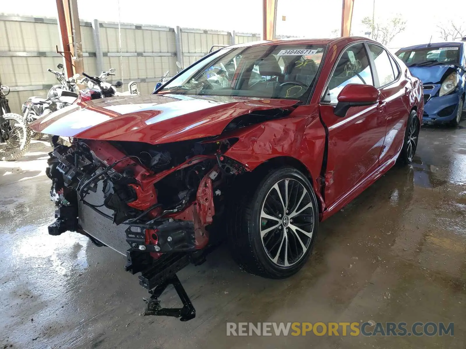 2 Photograph of a damaged car 4T1B11HK5KU197921 TOYOTA CAMRY 2019
