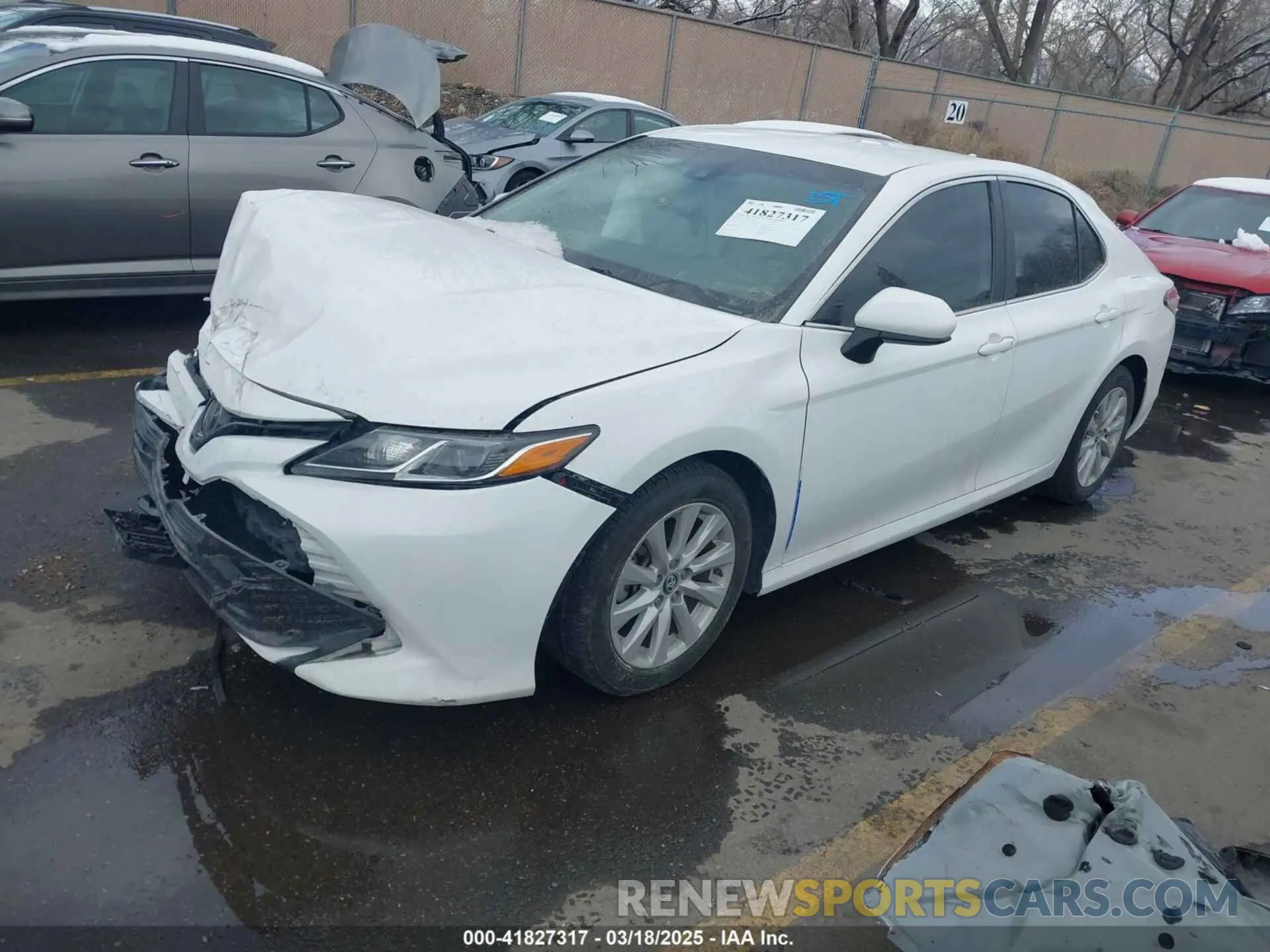 2 Photograph of a damaged car 4T1B11HK5KU204141 TOYOTA CAMRY 2019