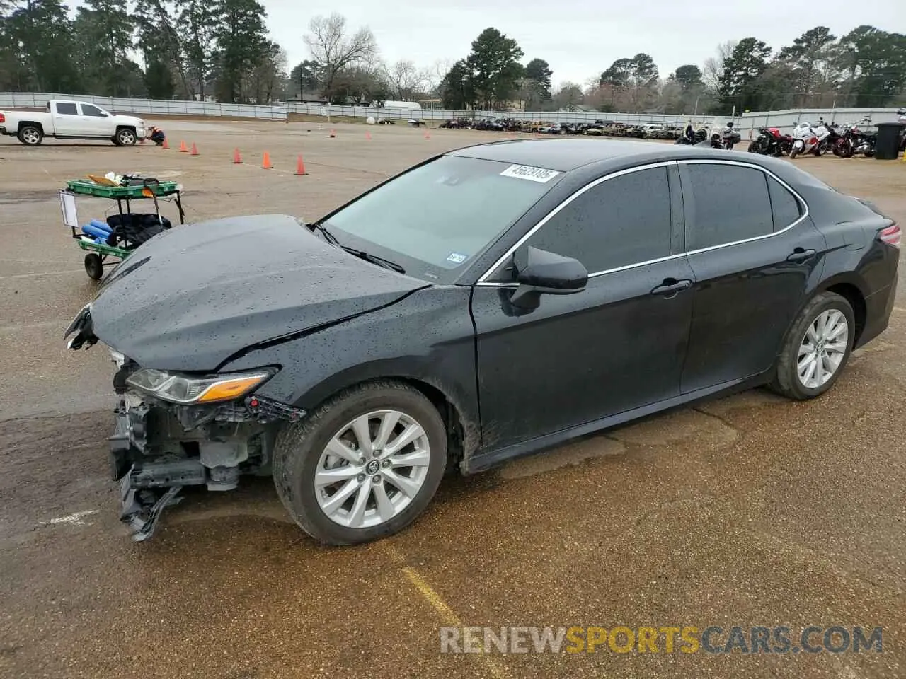 1 Photograph of a damaged car 4T1B11HK5KU204897 TOYOTA CAMRY 2019
