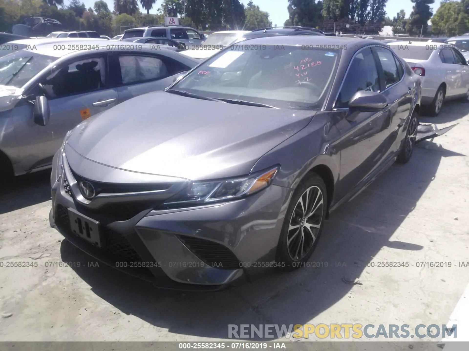 2 Photograph of a damaged car 4T1B11HK5KU224552 TOYOTA CAMRY 2019