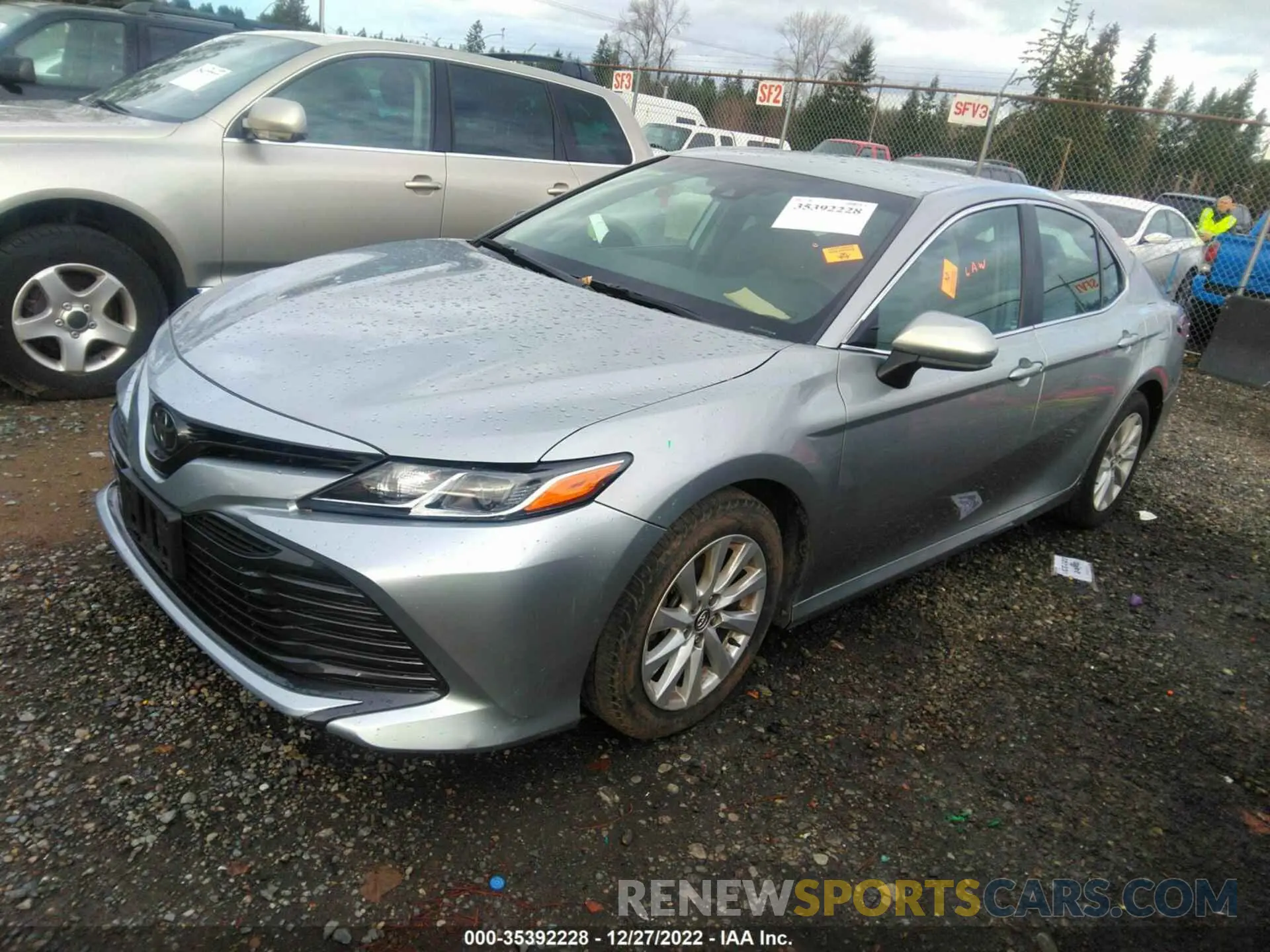 2 Photograph of a damaged car 4T1B11HK5KU246826 TOYOTA CAMRY 2019
