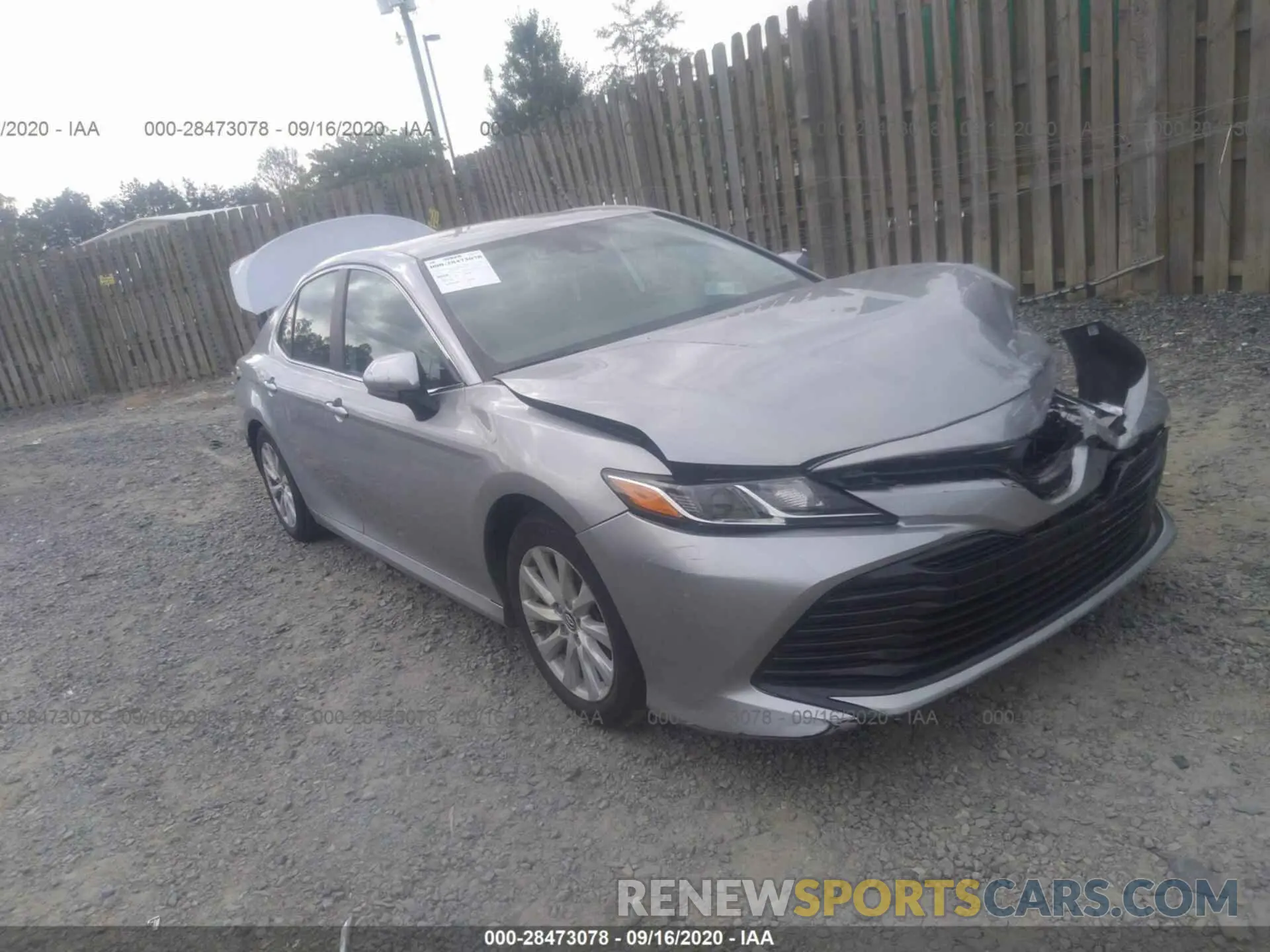 1 Photograph of a damaged car 4T1B11HK5KU682527 TOYOTA CAMRY 2019