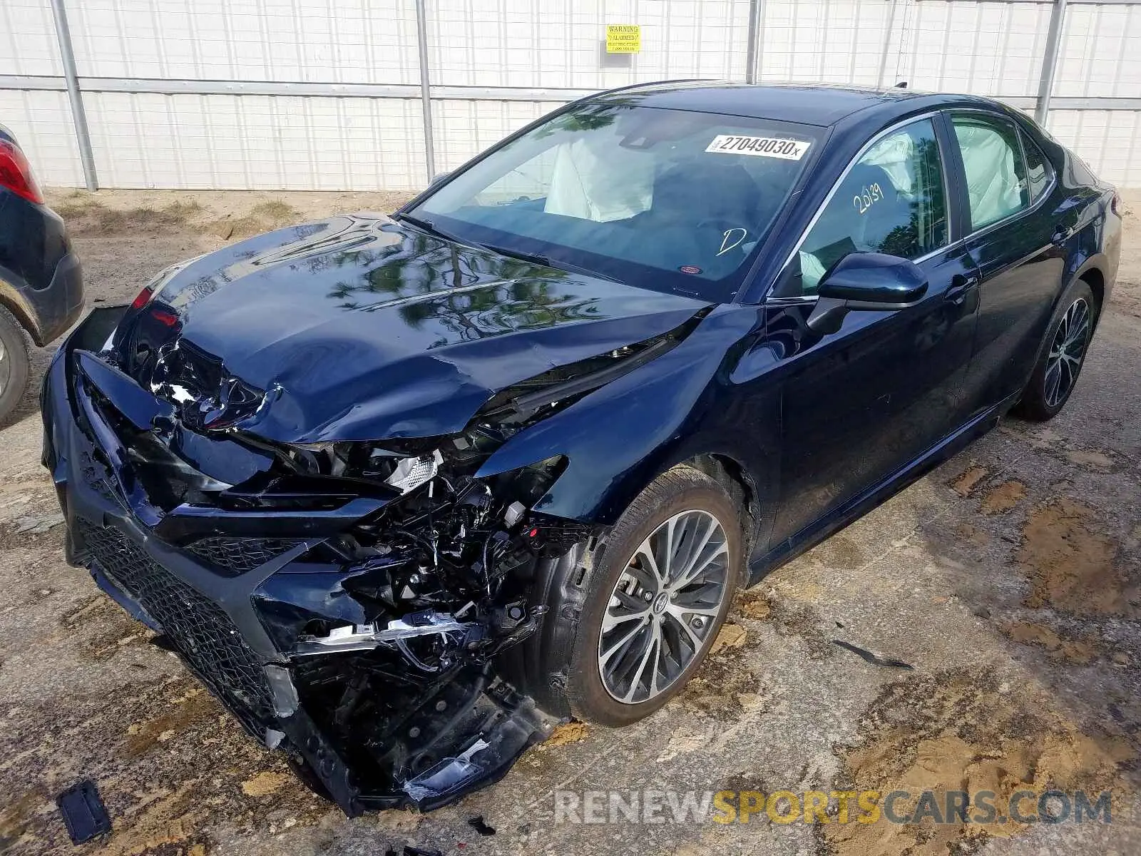 2 Photograph of a damaged car 4T1B11HK5KU691650 TOYOTA CAMRY 2019