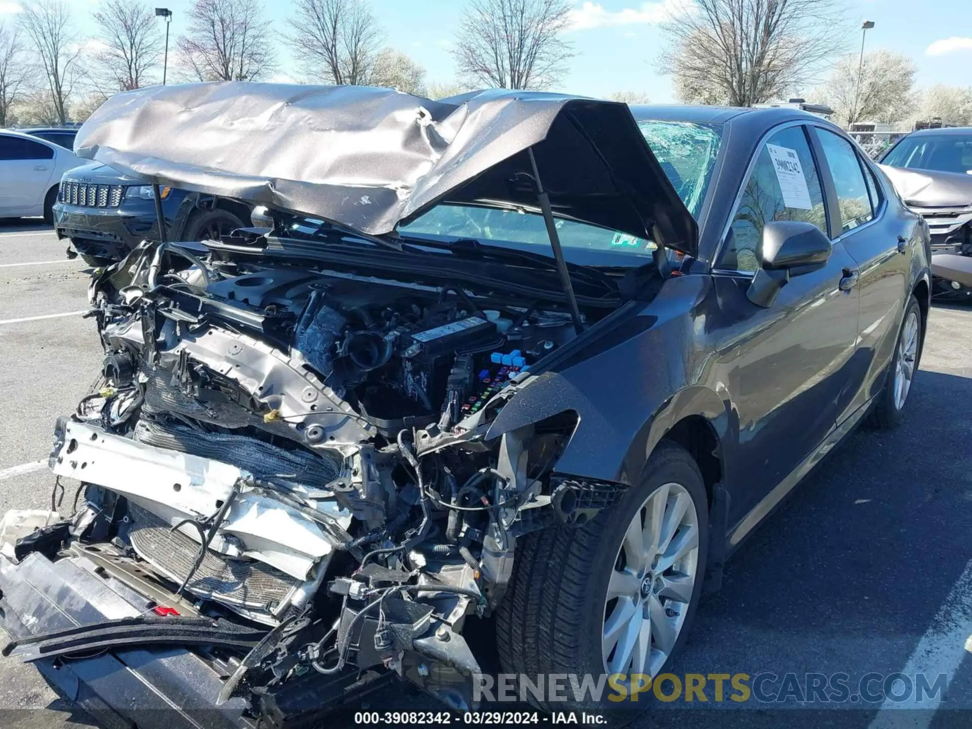 2 Photograph of a damaged car 4T1B11HK5KU759591 TOYOTA CAMRY 2019