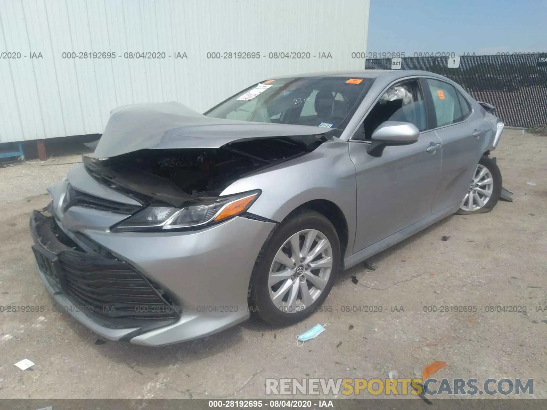 2 Photograph of a damaged car 4T1B11HK5KU770123 TOYOTA CAMRY 2019