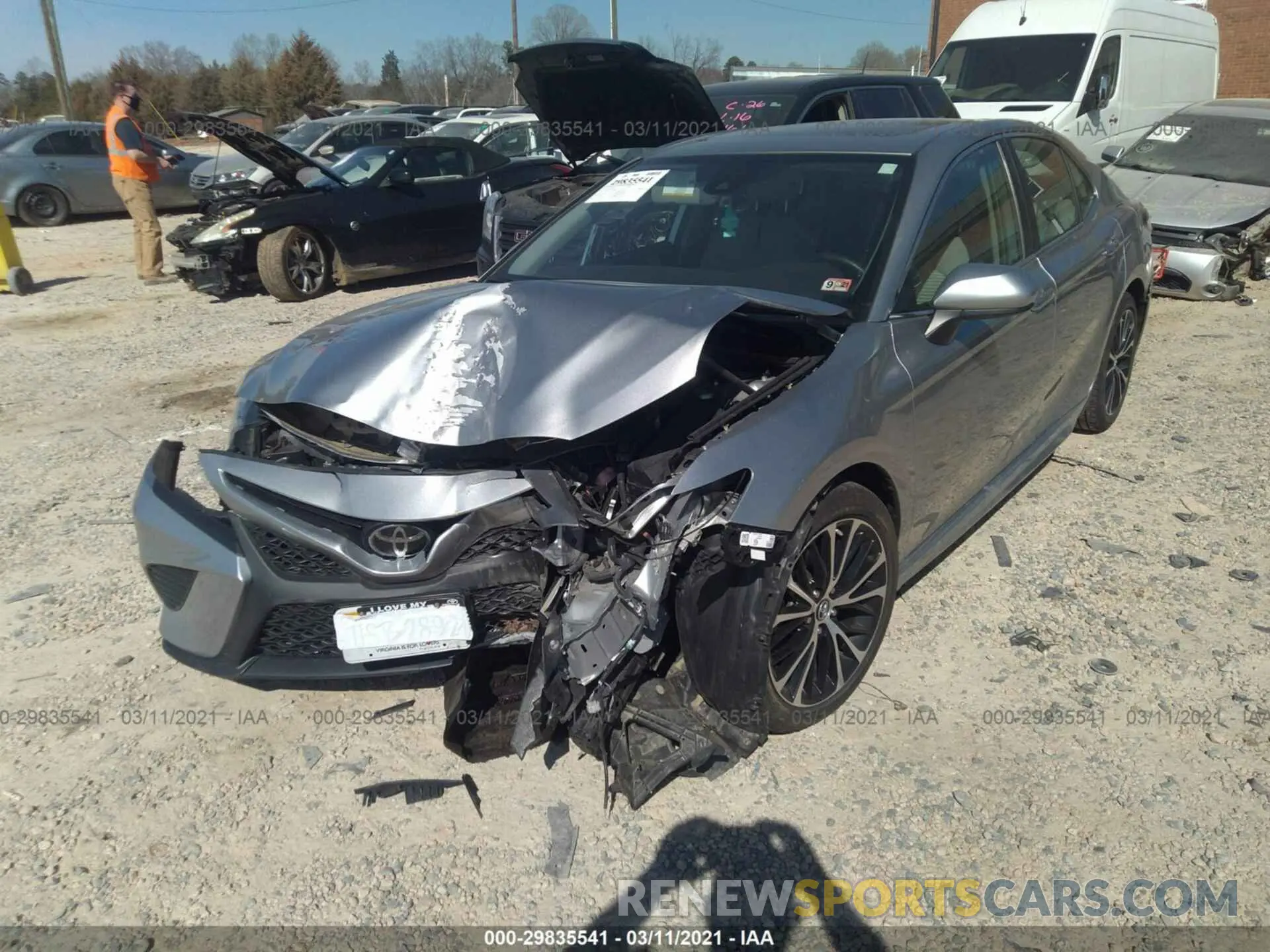 2 Photograph of a damaged car 4T1B11HK5KU770431 TOYOTA CAMRY 2019