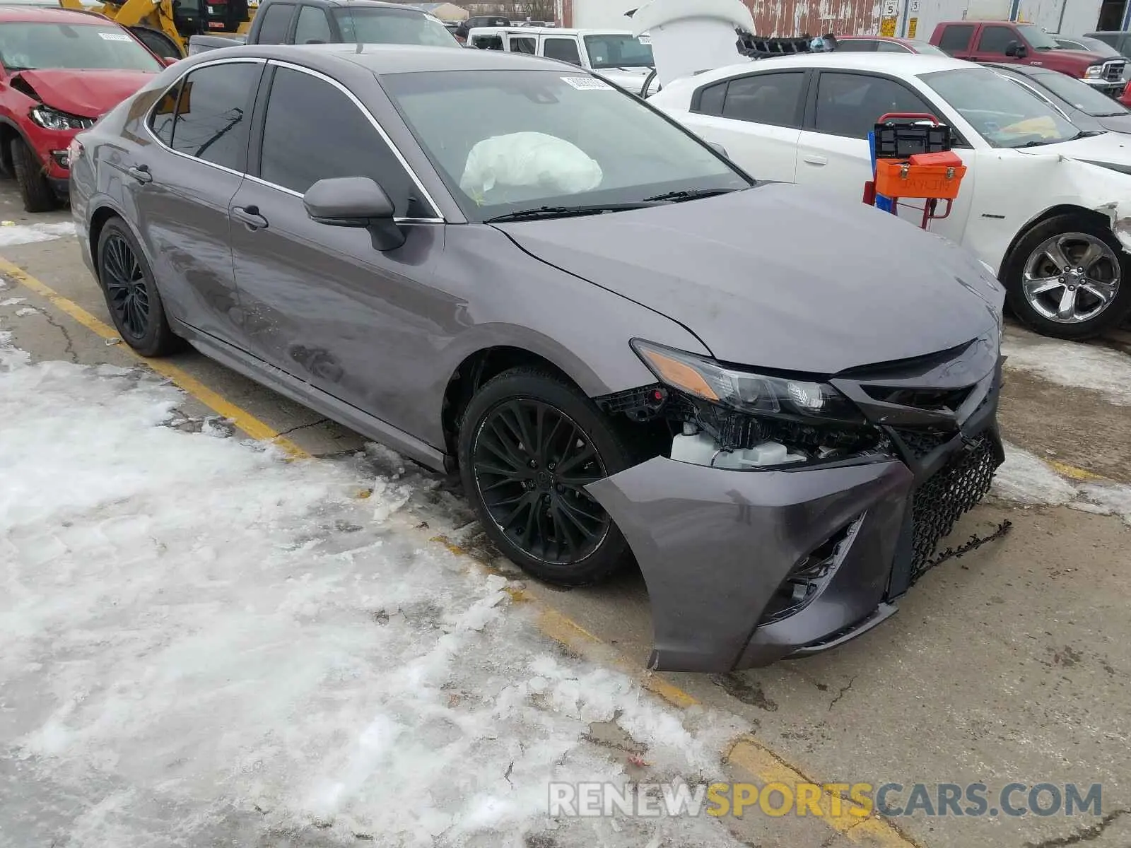 1 Photograph of a damaged car 4T1B11HK5KU776973 TOYOTA CAMRY 2019