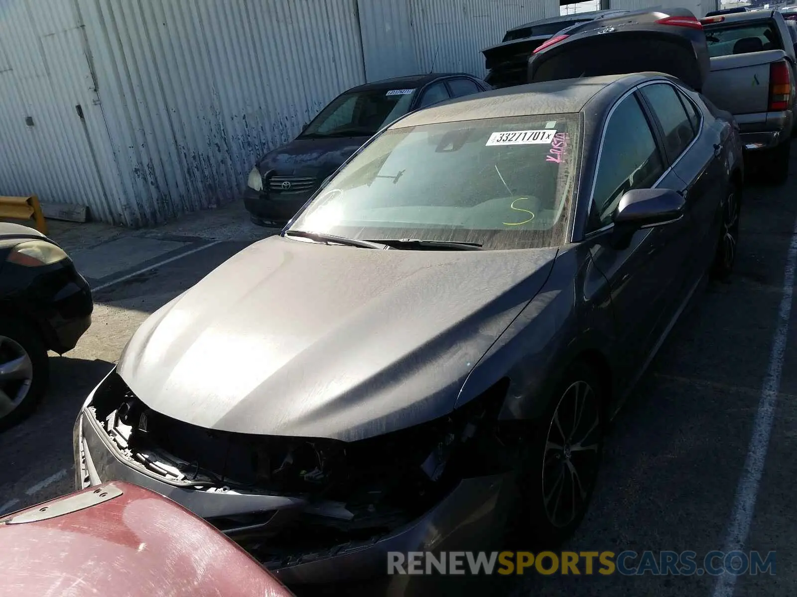 2 Photograph of a damaged car 4T1B11HK5KU846830 TOYOTA CAMRY 2019