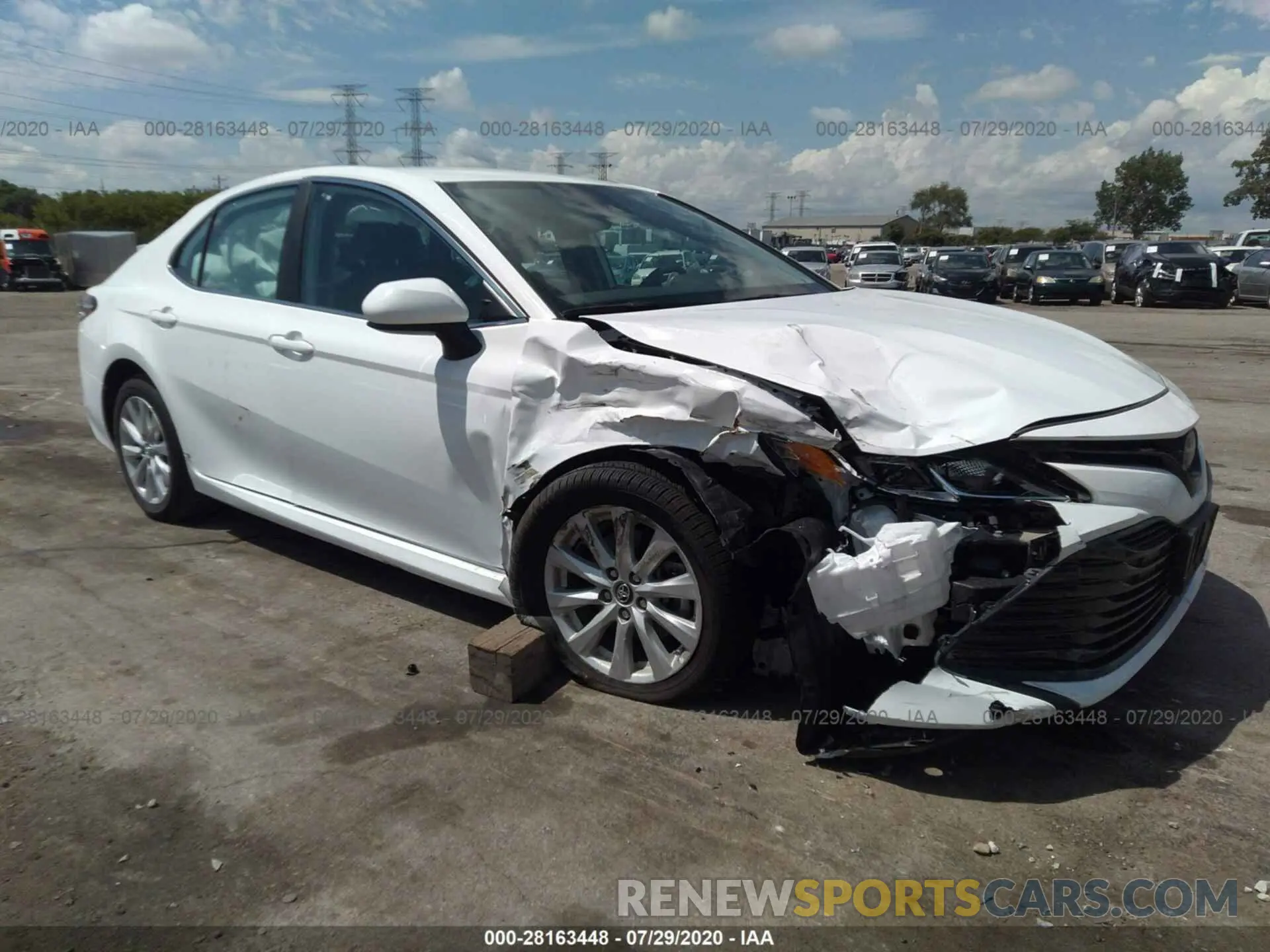 1 Photograph of a damaged car 4T1B11HK5KU856063 TOYOTA CAMRY 2019