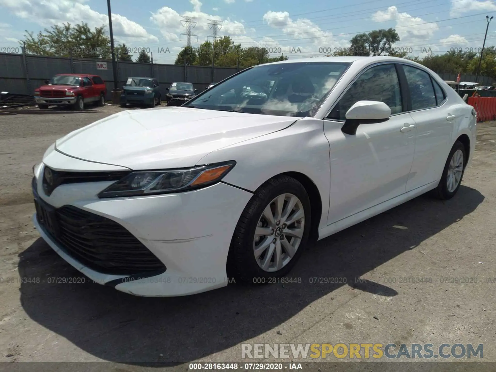 2 Photograph of a damaged car 4T1B11HK5KU856063 TOYOTA CAMRY 2019