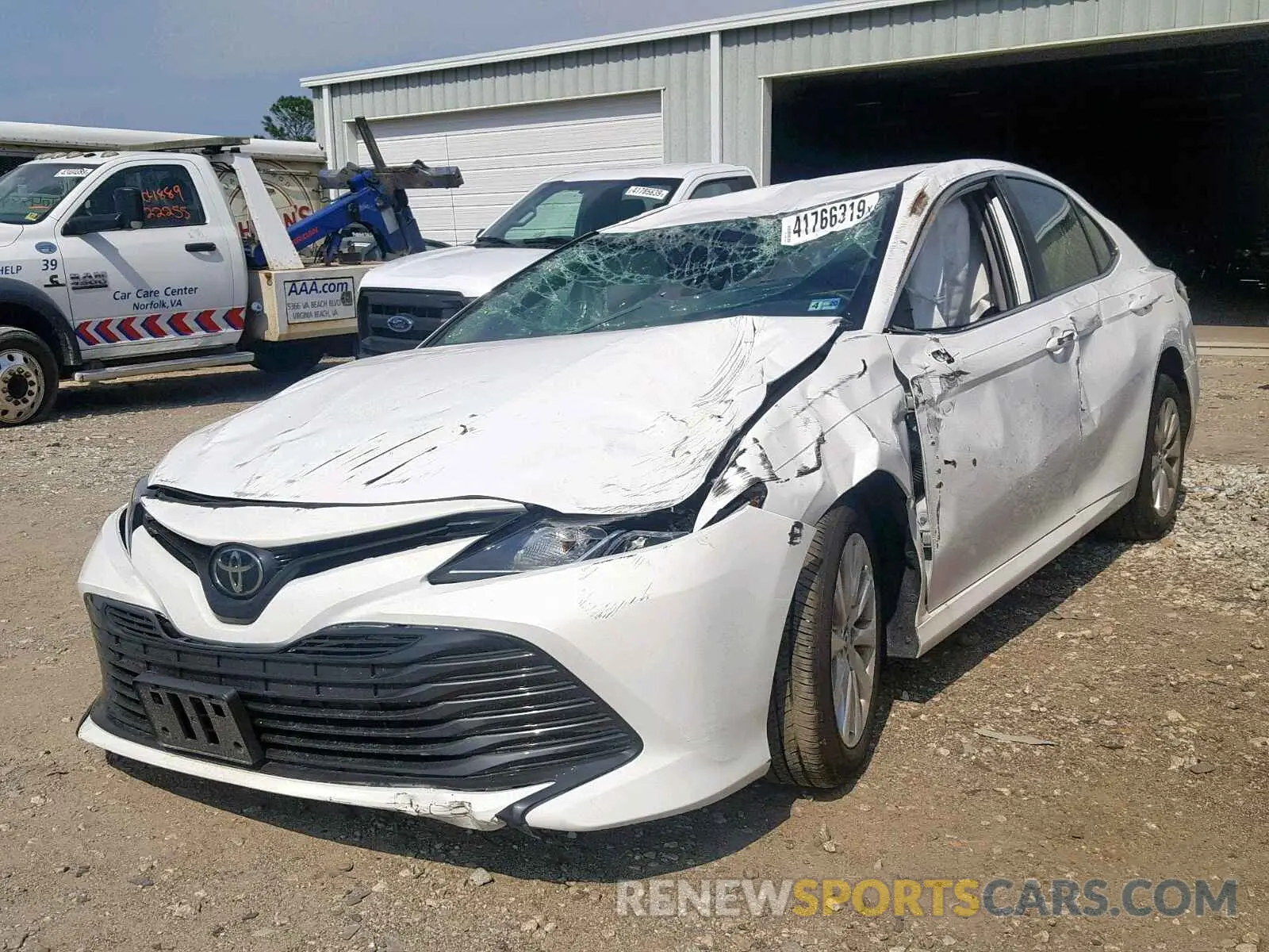2 Photograph of a damaged car 4T1B11HK6KU169531 TOYOTA CAMRY 2019