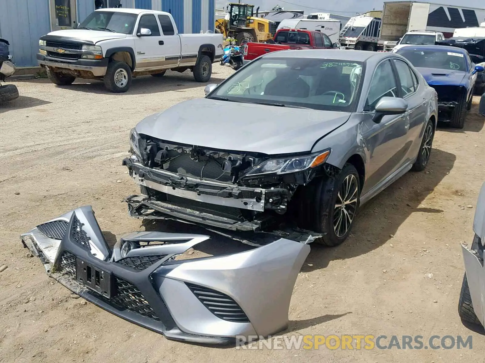 2 Photograph of a damaged car 4T1B11HK6KU211759 TOYOTA CAMRY 2019