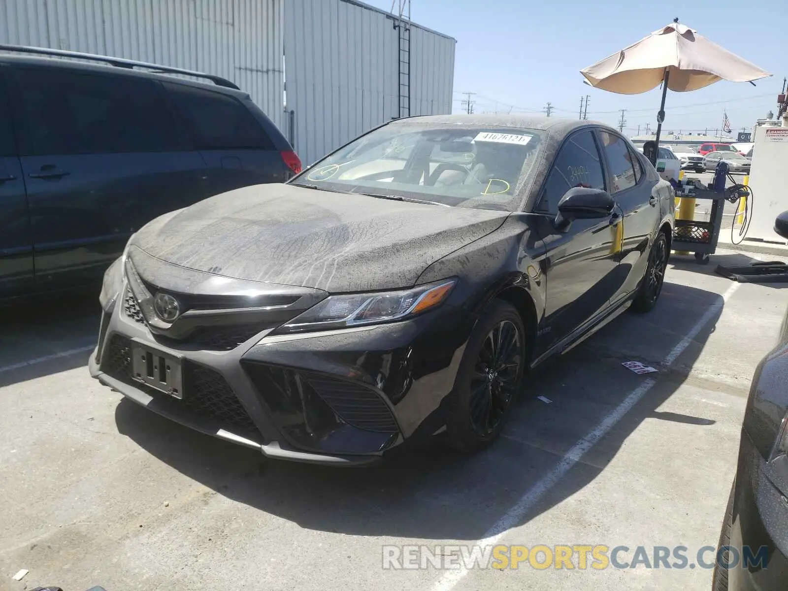 2 Photograph of a damaged car 4T1B11HK6KU245765 TOYOTA CAMRY 2019