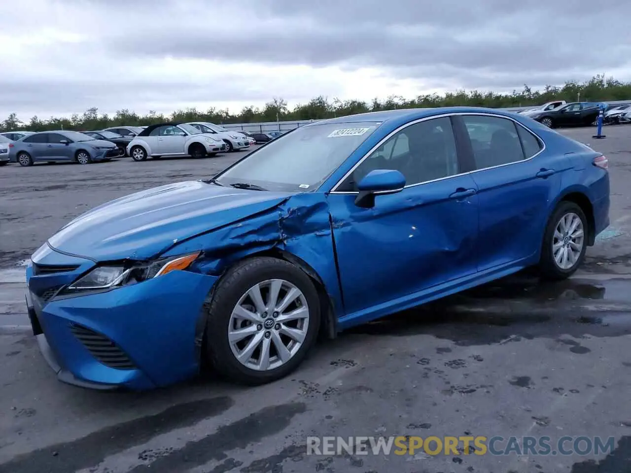 1 Photograph of a damaged car 4T1B11HK6KU262517 TOYOTA CAMRY 2019