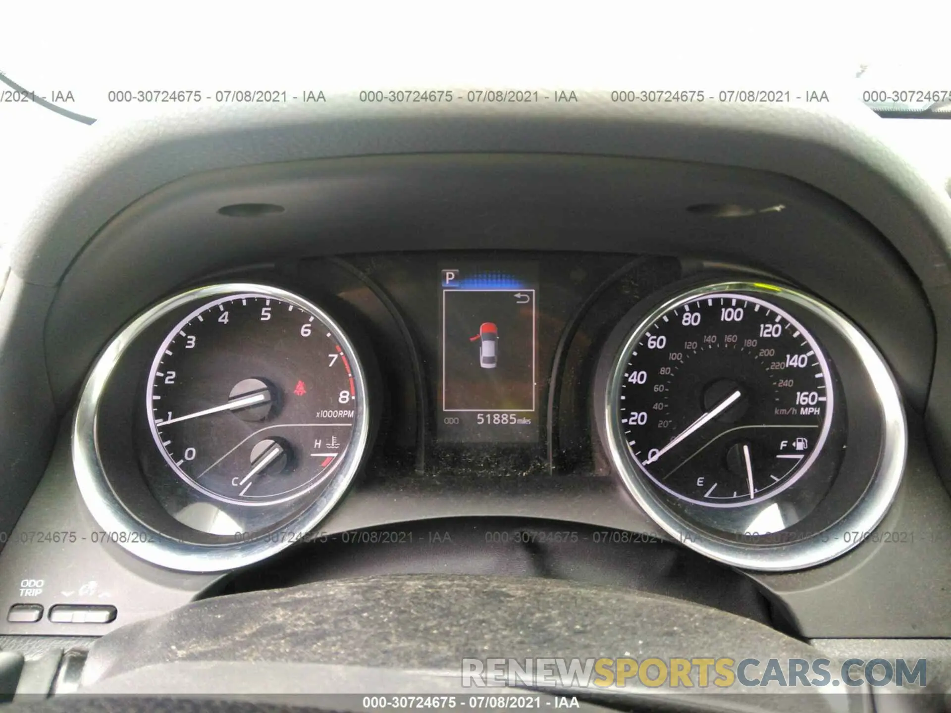 7 Photograph of a damaged car 4T1B11HK6KU267846 TOYOTA CAMRY 2019