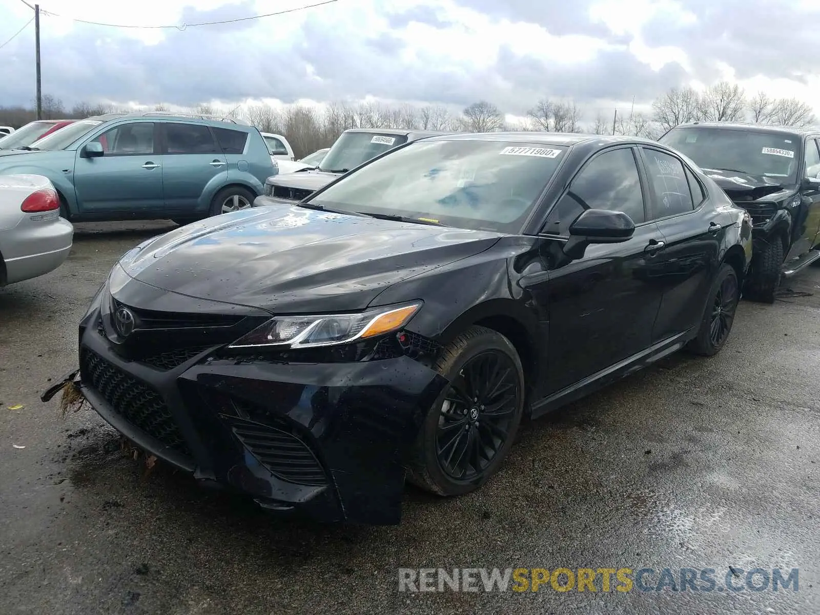 2 Photograph of a damaged car 4T1B11HK6KU294724 TOYOTA CAMRY 2019