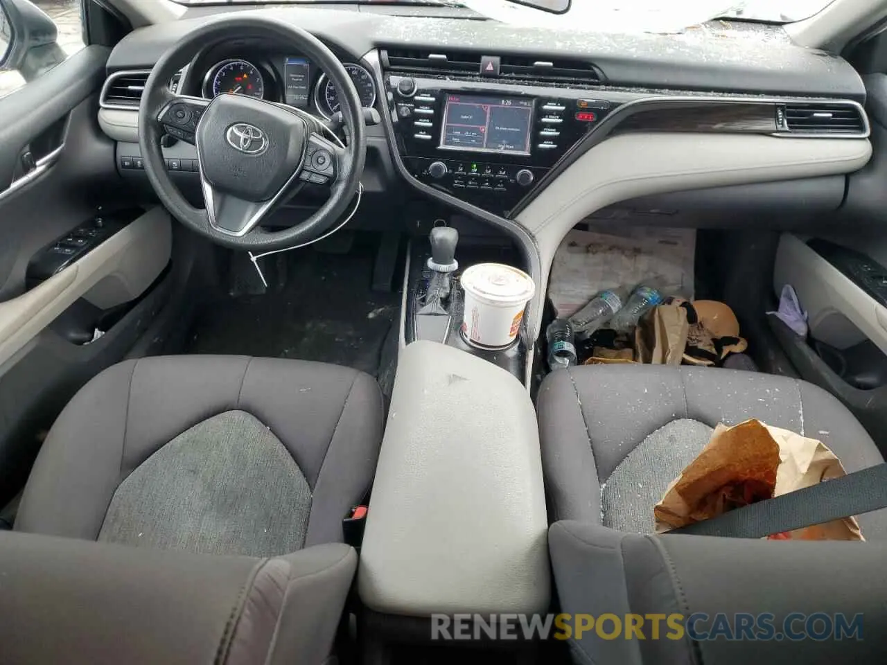 8 Photograph of a damaged car 4T1B11HK6KU717429 TOYOTA CAMRY 2019