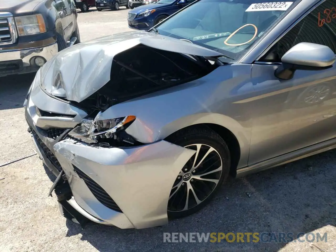 9 Photograph of a damaged car 4T1B11HK6KU727989 TOYOTA CAMRY 2019