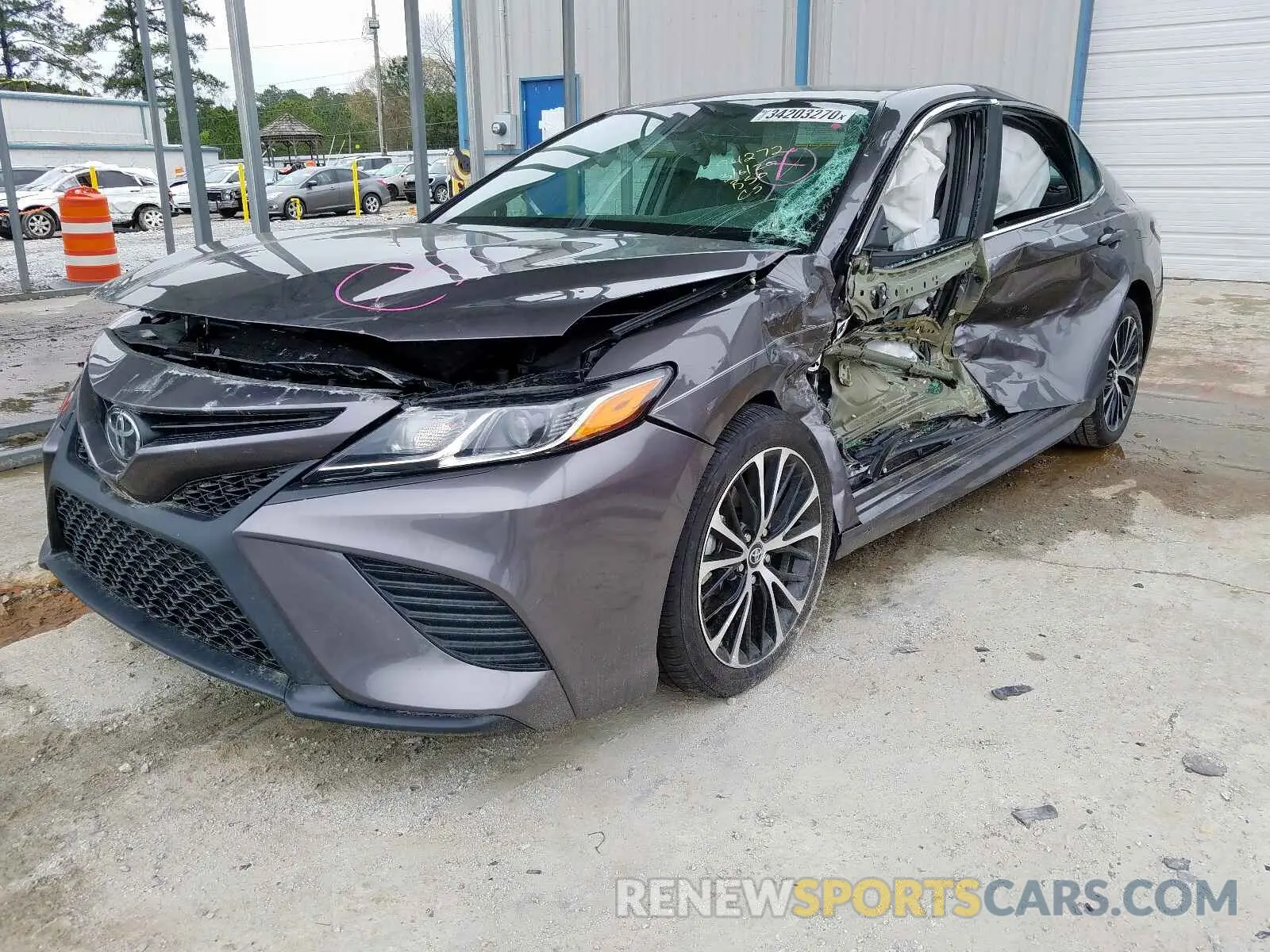 2 Photograph of a damaged car 4T1B11HK6KU744193 TOYOTA CAMRY 2019