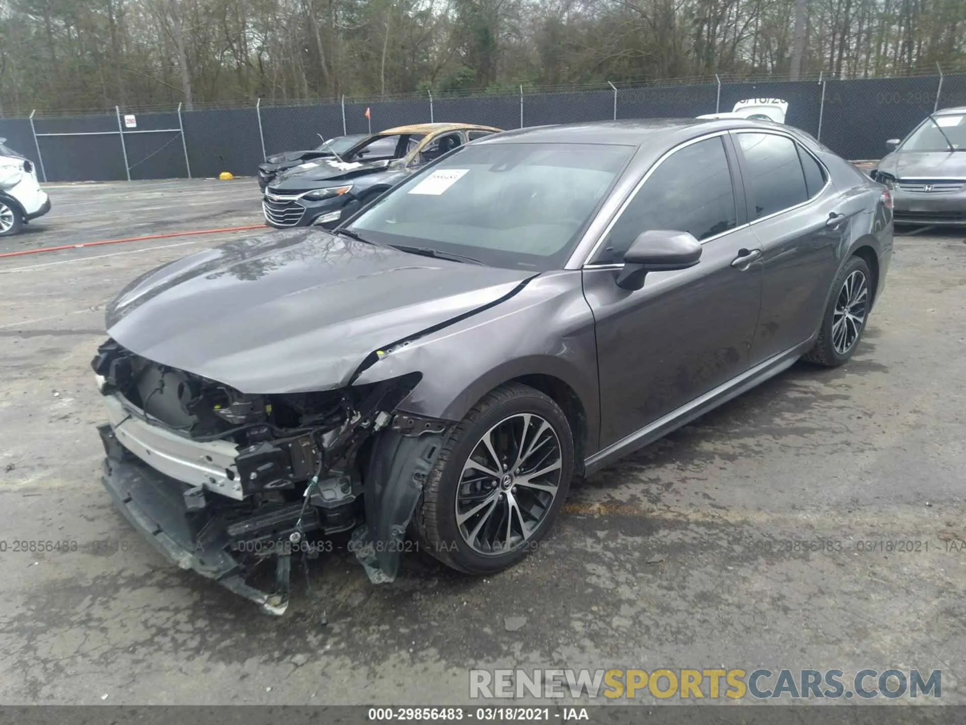 2 Photograph of a damaged car 4T1B11HK6KU762032 TOYOTA CAMRY 2019