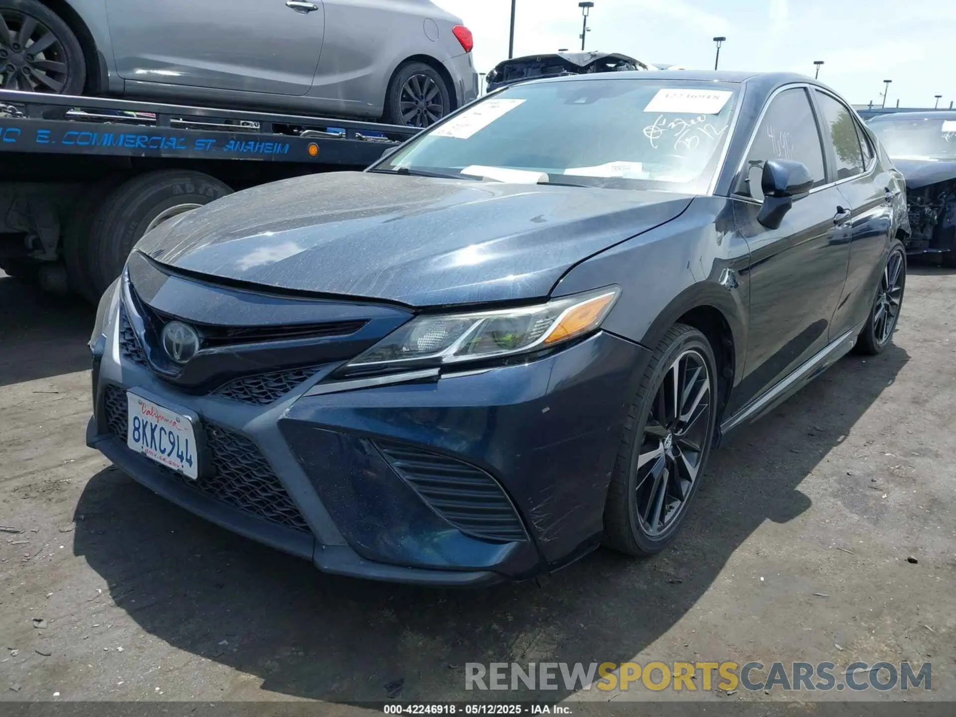2 Photograph of a damaged car 4T1B11HK6KU767554 TOYOTA CAMRY 2019