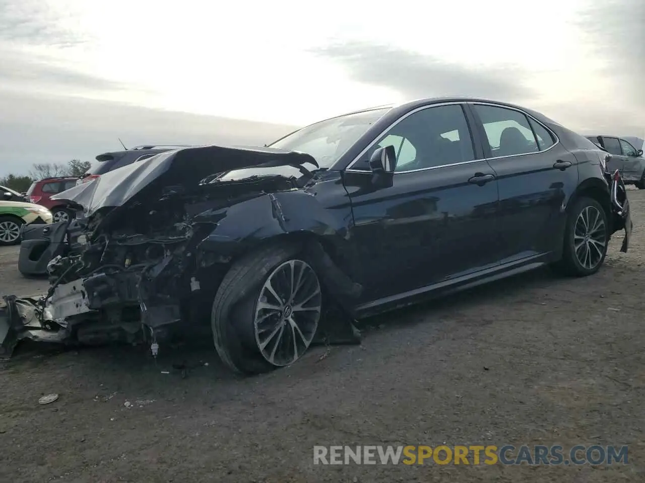 1 Photograph of a damaged car 4T1B11HK6KU780689 TOYOTA CAMRY 2019