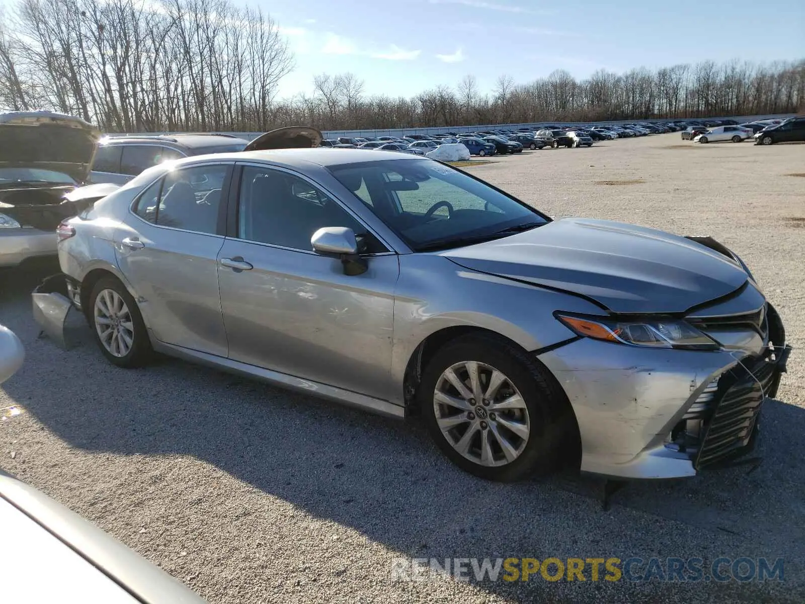 1 Photograph of a damaged car 4T1B11HK6KU781342 TOYOTA CAMRY 2019