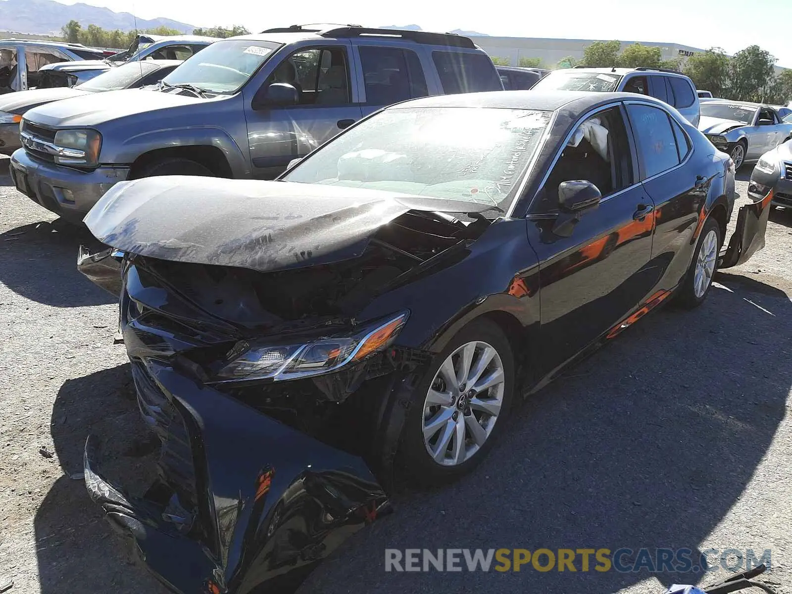 2 Photograph of a damaged car 4T1B11HK6KU824464 TOYOTA CAMRY 2019