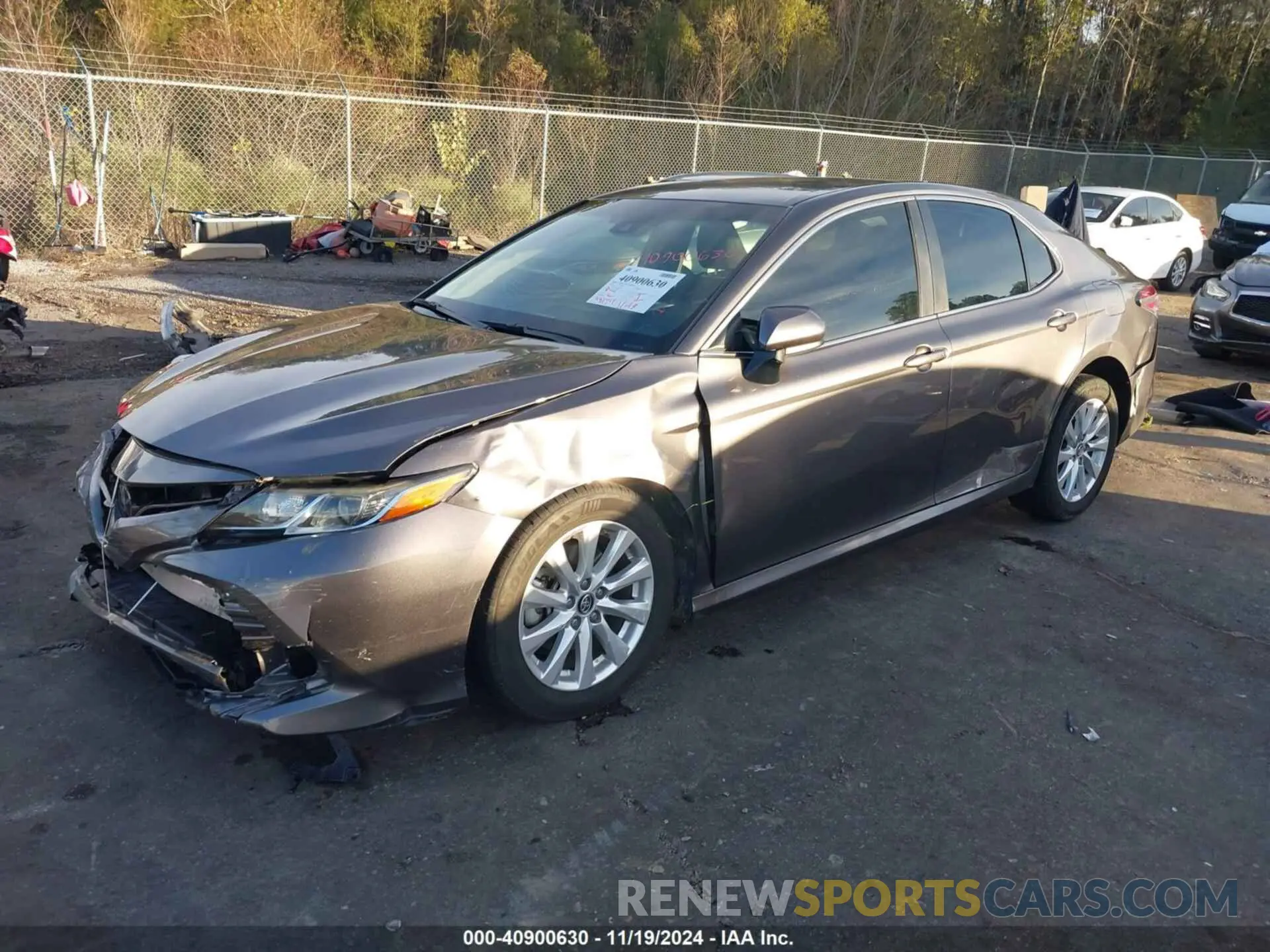 1 Photograph of a damaged car 4T1B11HK6KU826019 TOYOTA CAMRY 2019