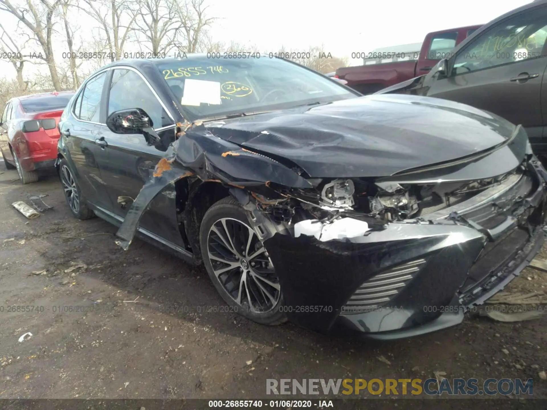 1 Photograph of a damaged car 4T1B11HK6KU831317 TOYOTA CAMRY 2019