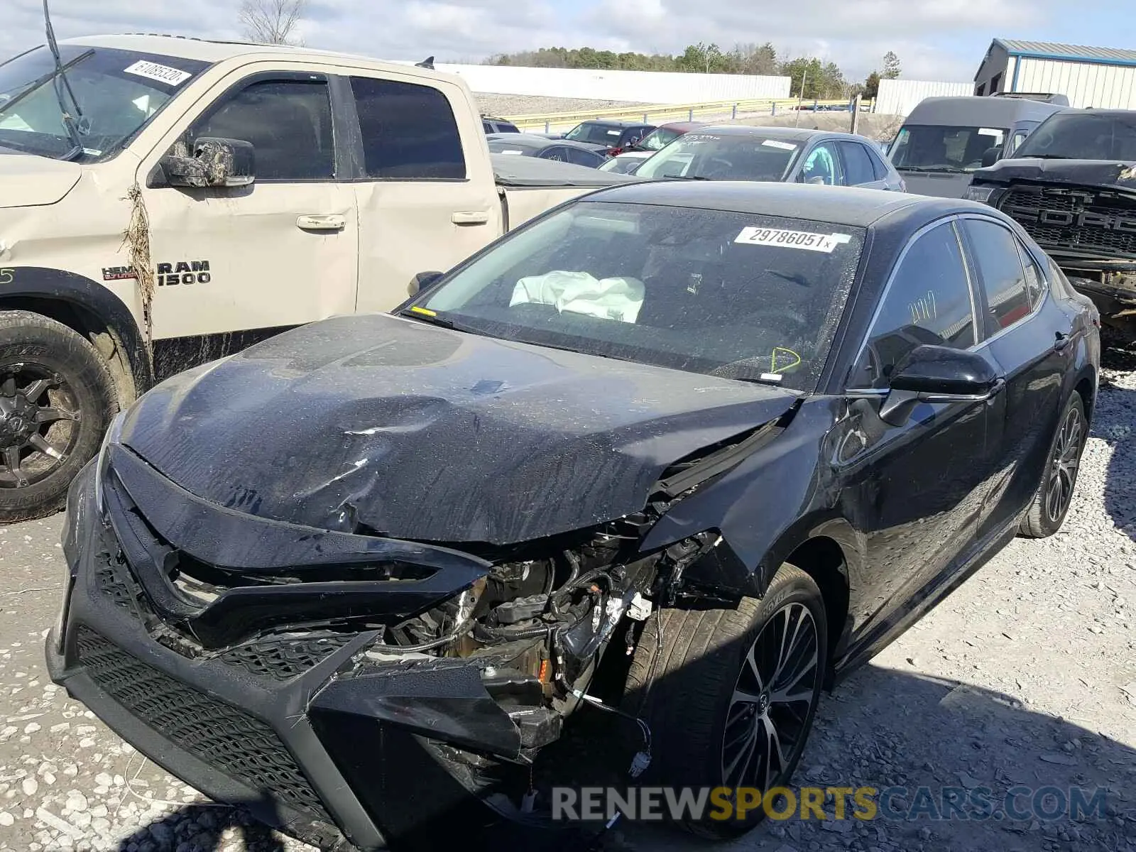 2 Photograph of a damaged car 4T1B11HK6KU850773 TOYOTA CAMRY 2019