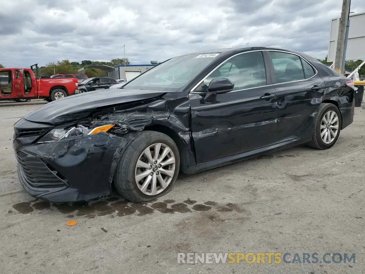 1 Photograph of a damaged car 4T1B11HK7KU172258 TOYOTA CAMRY 2019