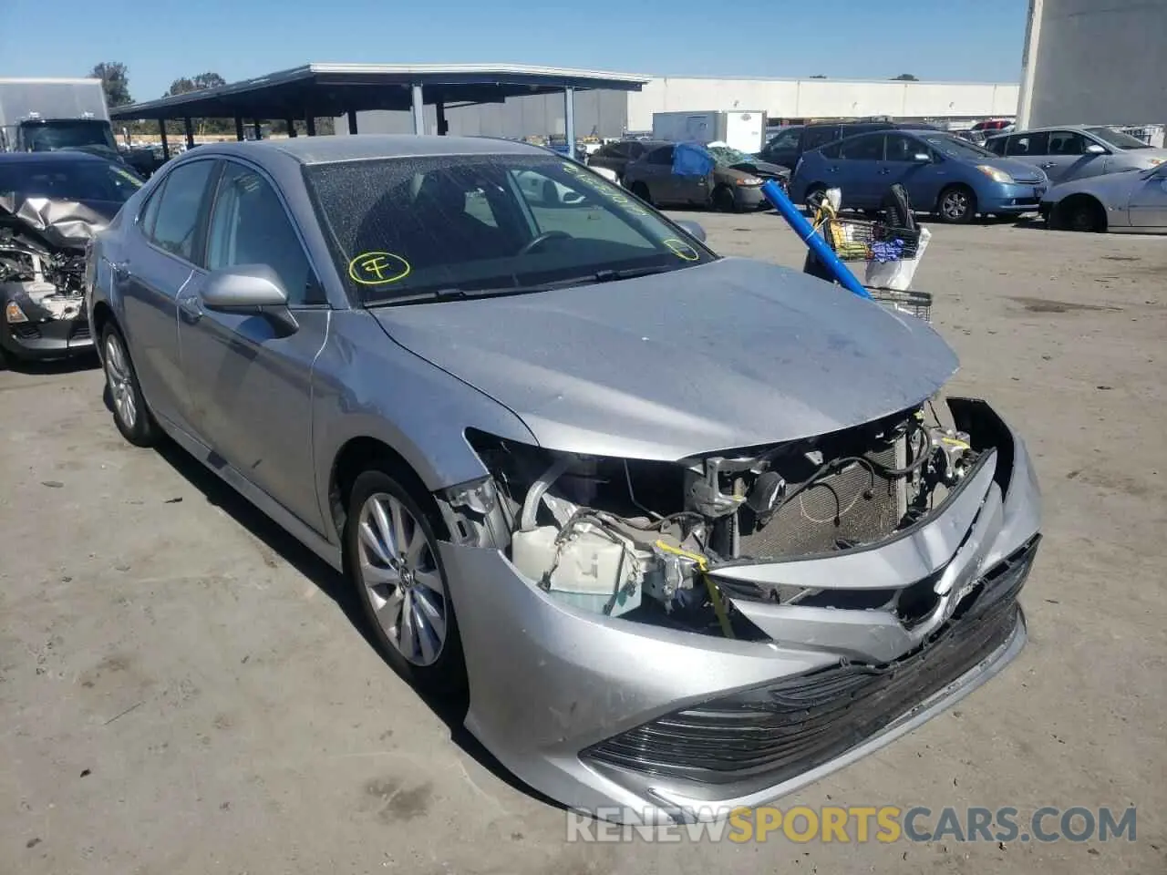 1 Photograph of a damaged car 4T1B11HK7KU204366 TOYOTA CAMRY 2019