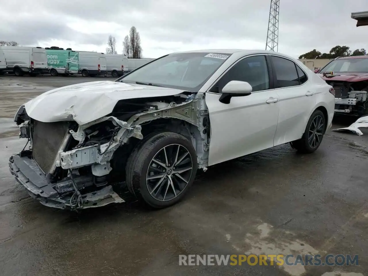 1 Photograph of a damaged car 4T1B11HK7KU204982 TOYOTA CAMRY 2019