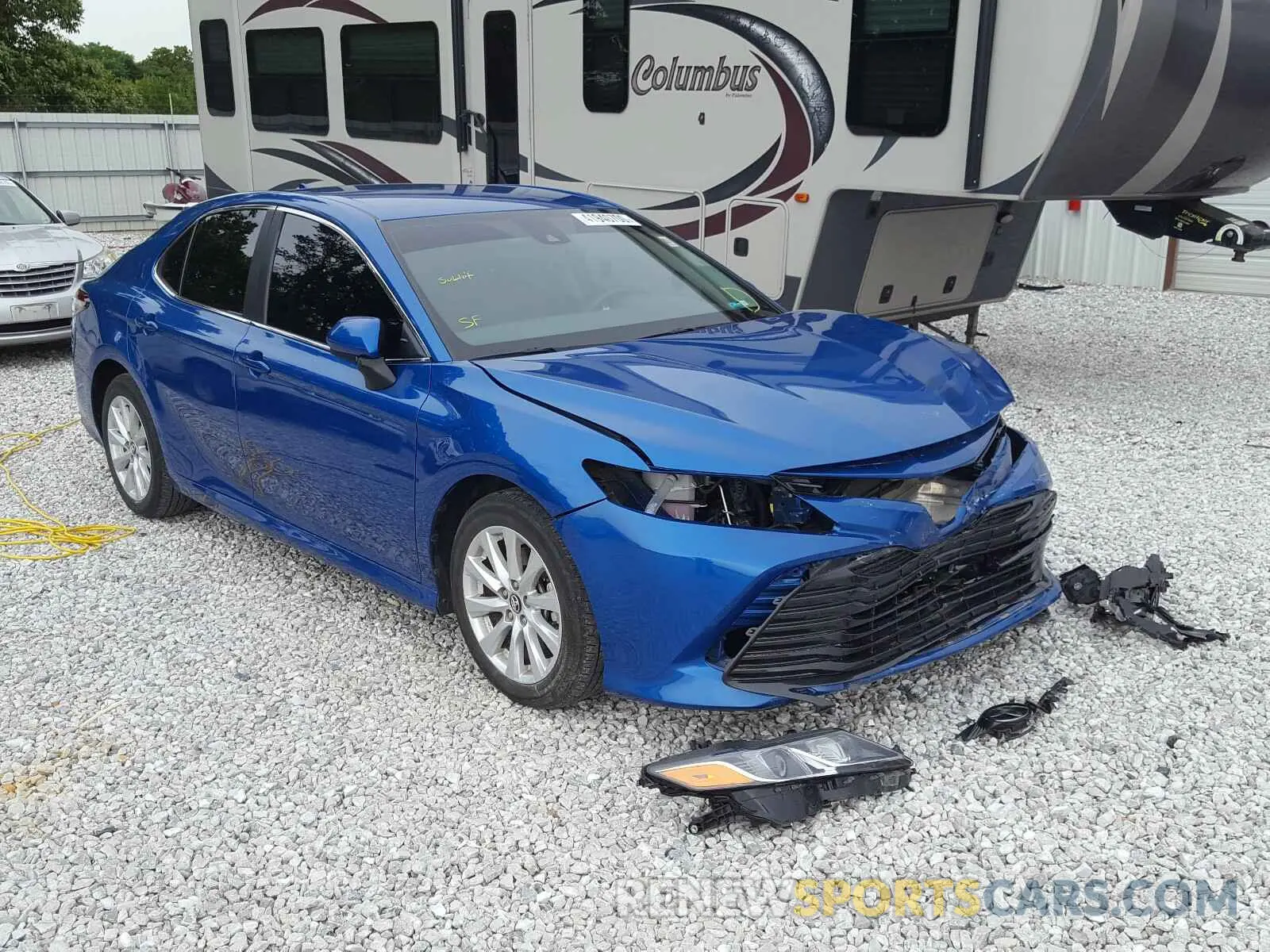1 Photograph of a damaged car 4T1B11HK7KU229865 TOYOTA CAMRY 2019