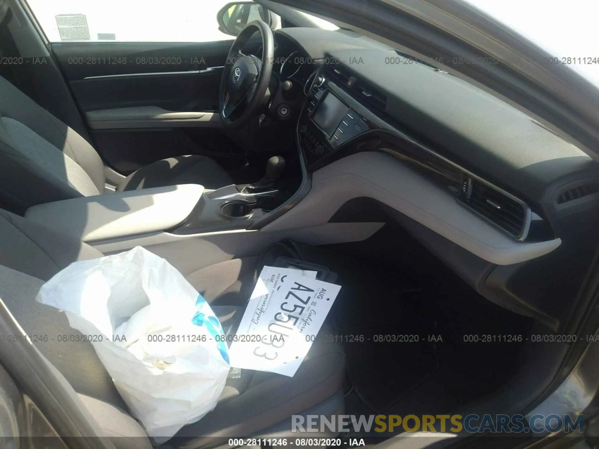 5 Photograph of a damaged car 4T1B11HK7KU257648 TOYOTA CAMRY 2019