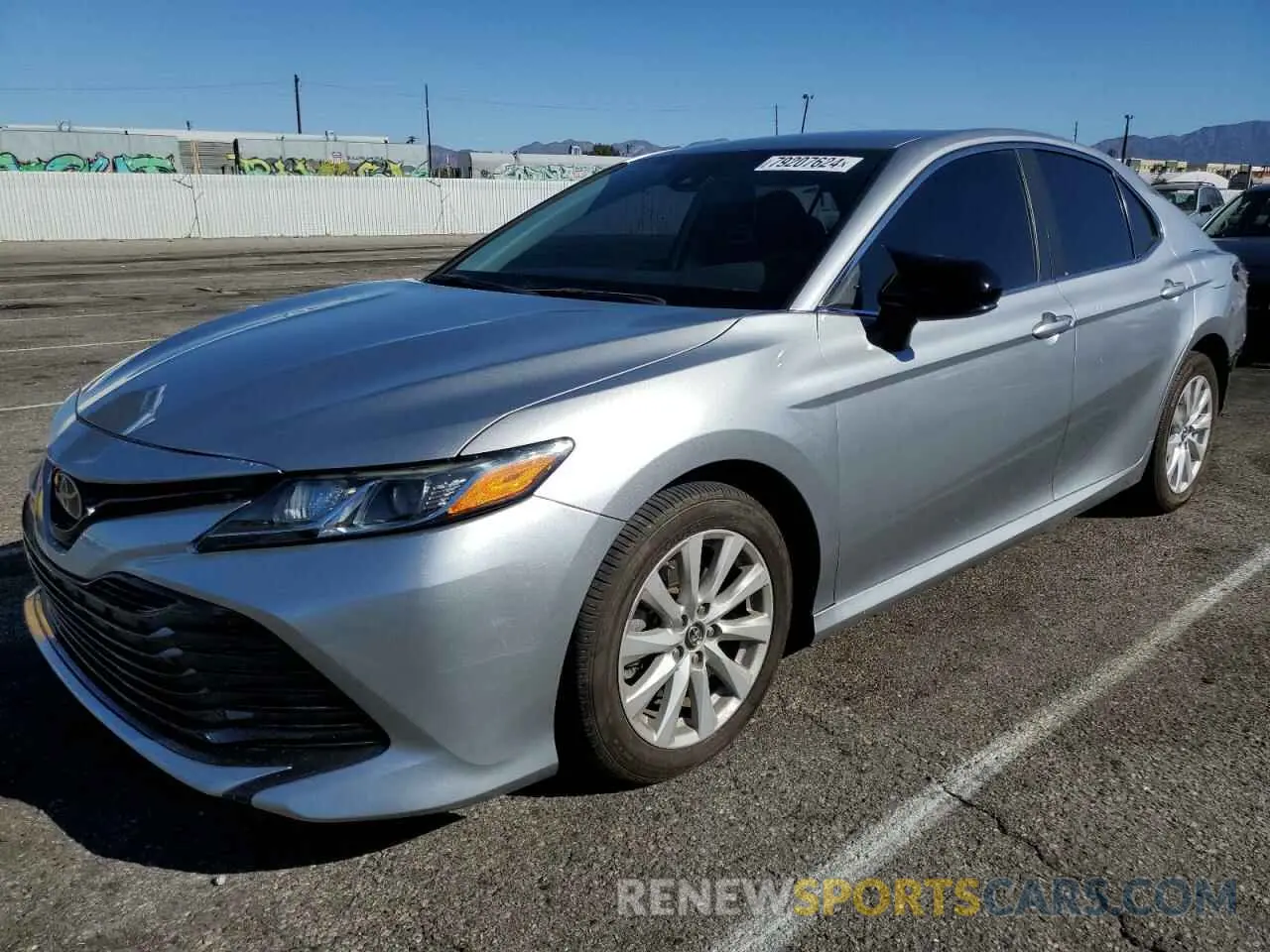 1 Photograph of a damaged car 4T1B11HK7KU286678 TOYOTA CAMRY 2019