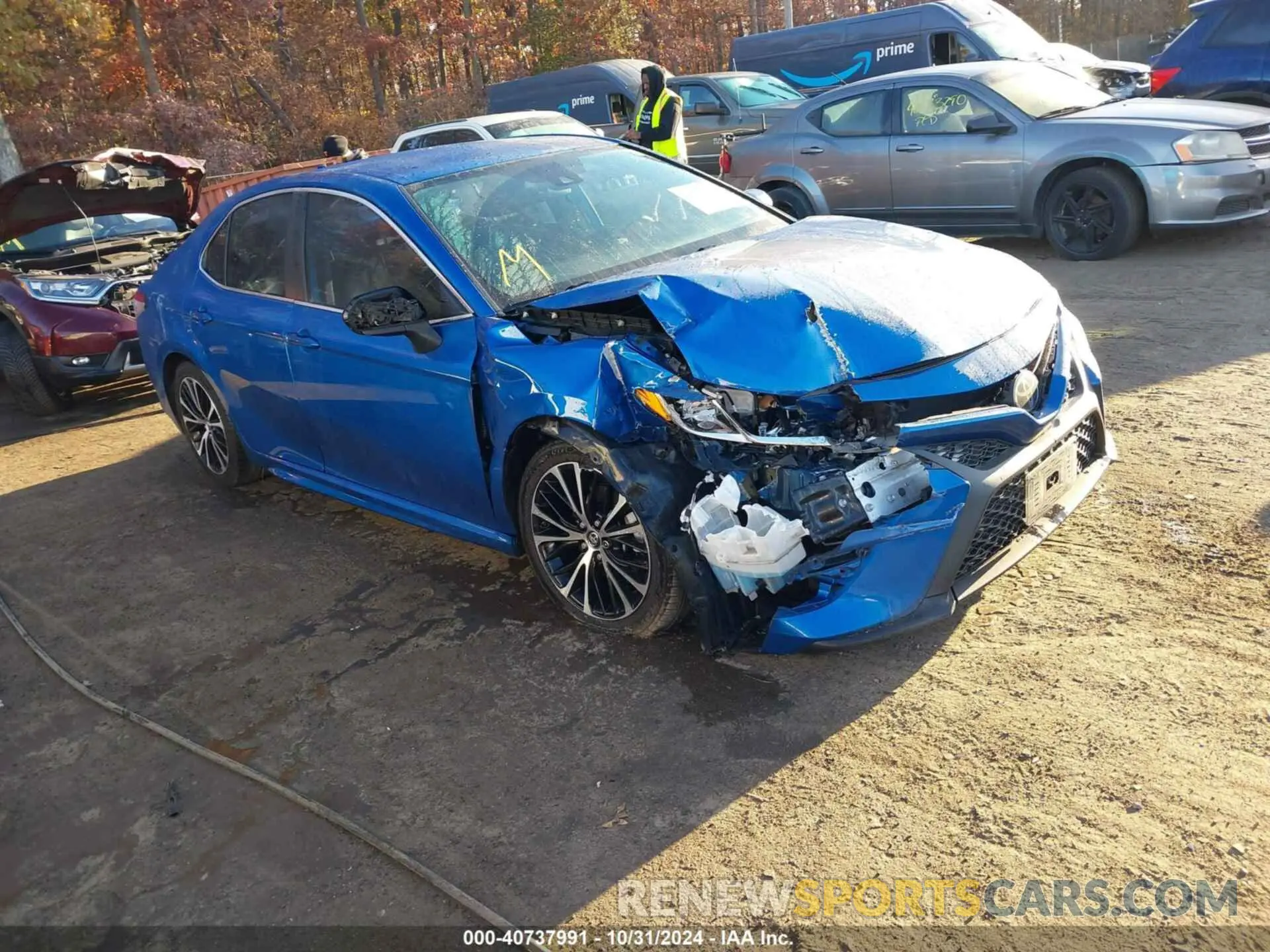 1 Photograph of a damaged car 4T1B11HK7KU299902 TOYOTA CAMRY 2019