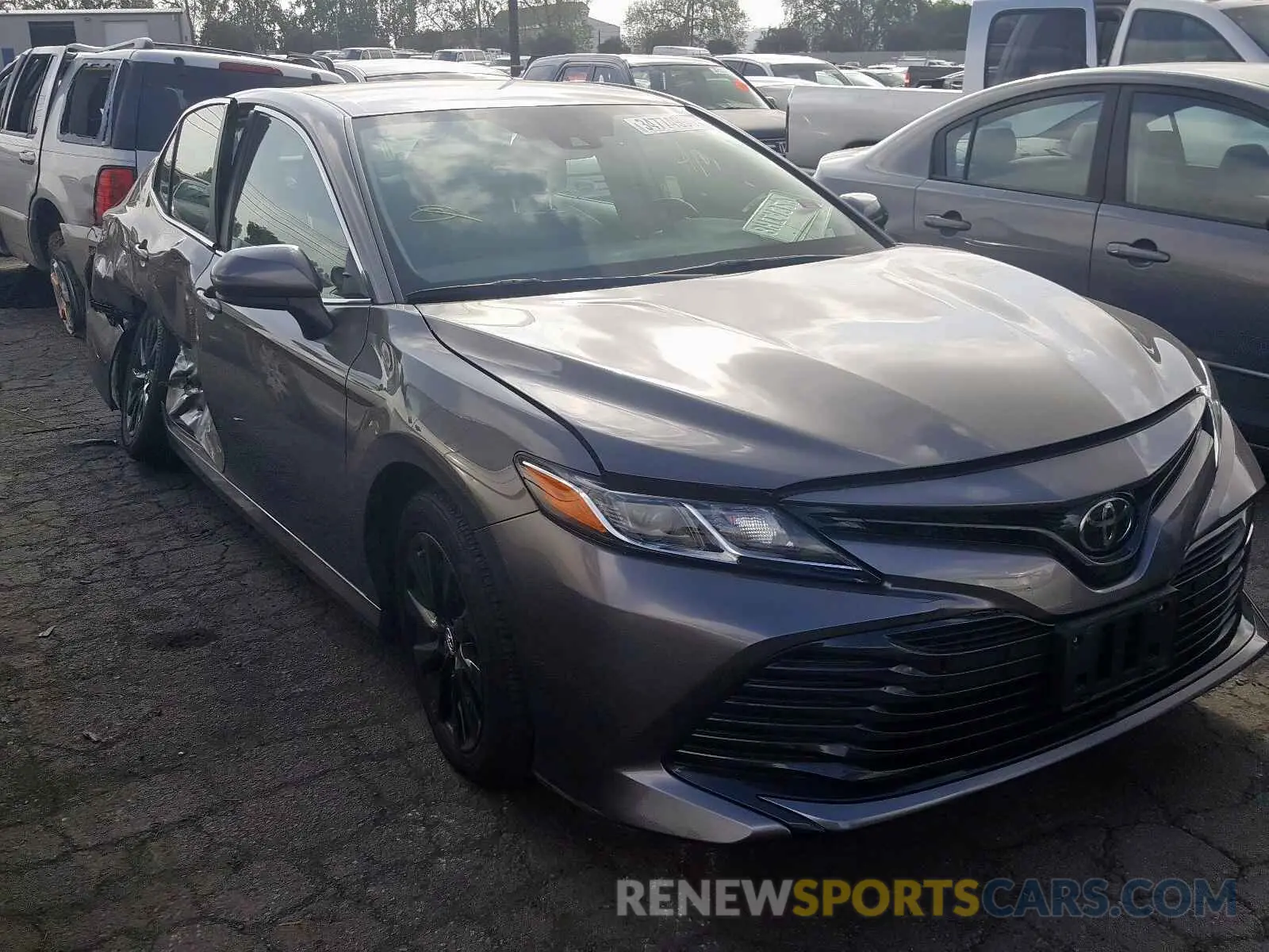 1 Photograph of a damaged car 4T1B11HK7KU698437 TOYOTA CAMRY 2019