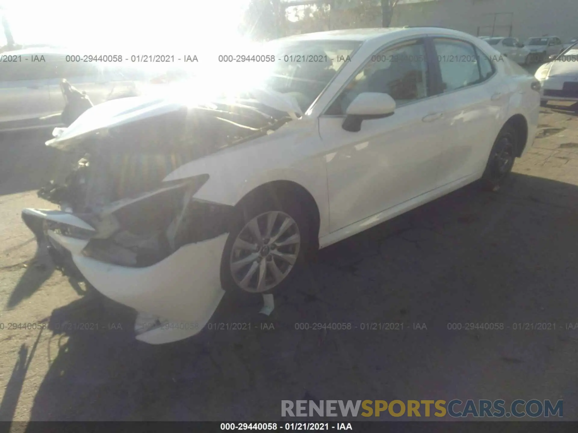 2 Photograph of a damaged car 4T1B11HK7KU699183 TOYOTA CAMRY 2019