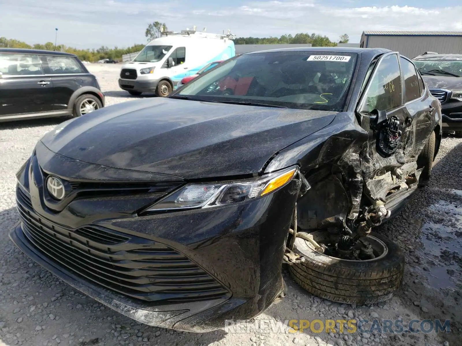 2 Photograph of a damaged car 4T1B11HK7KU734188 TOYOTA CAMRY 2019