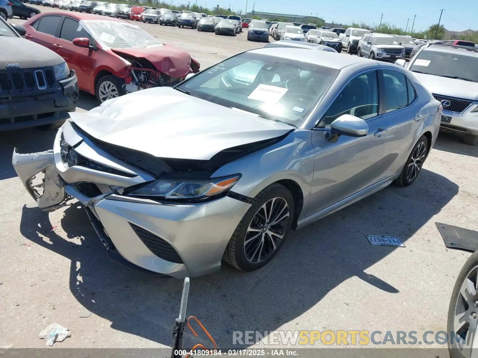 2 Photograph of a damaged car 4T1B11HK7KU783438 TOYOTA CAMRY 2019