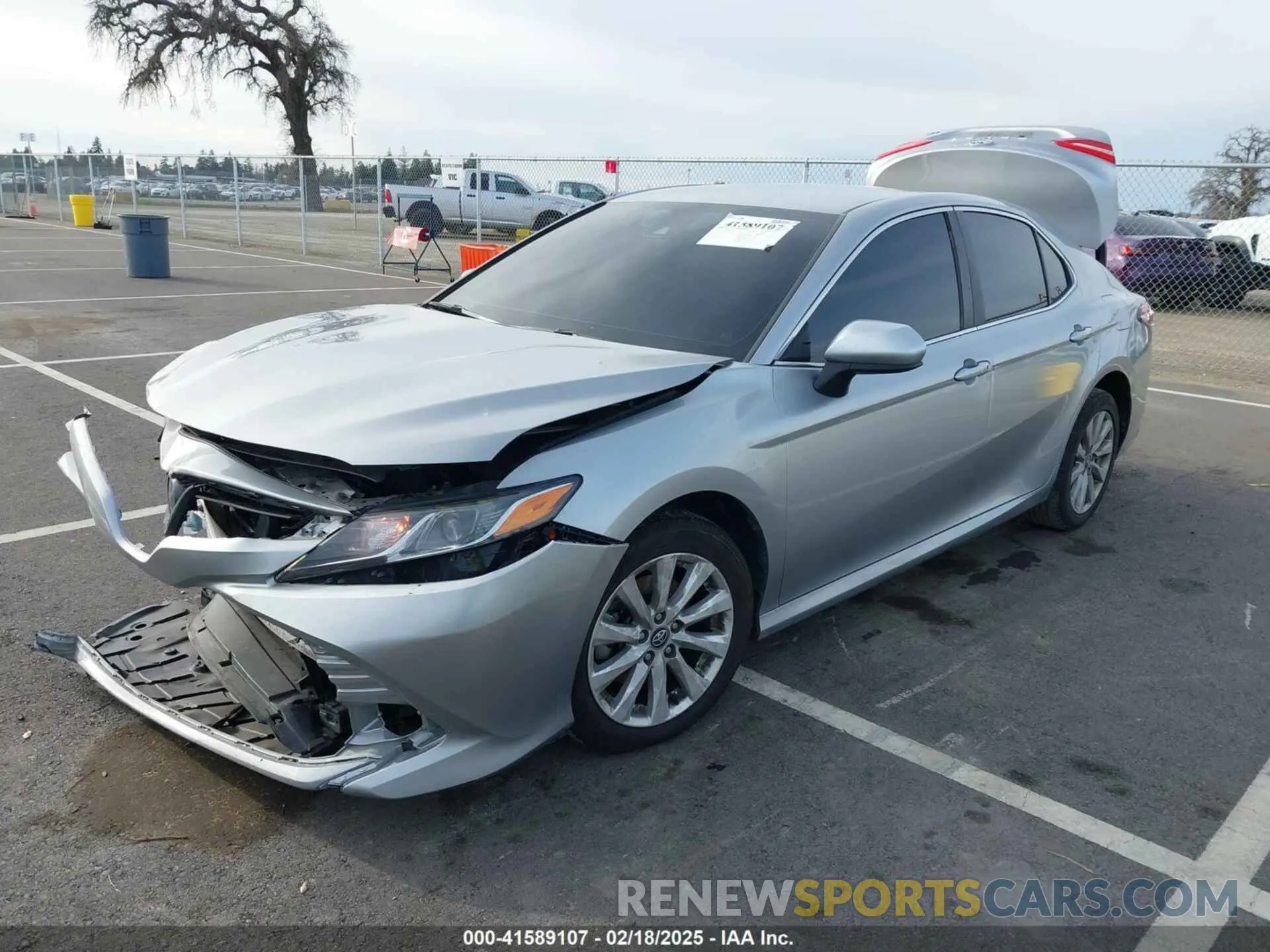 2 Photograph of a damaged car 4T1B11HK7KU803624 TOYOTA CAMRY 2019