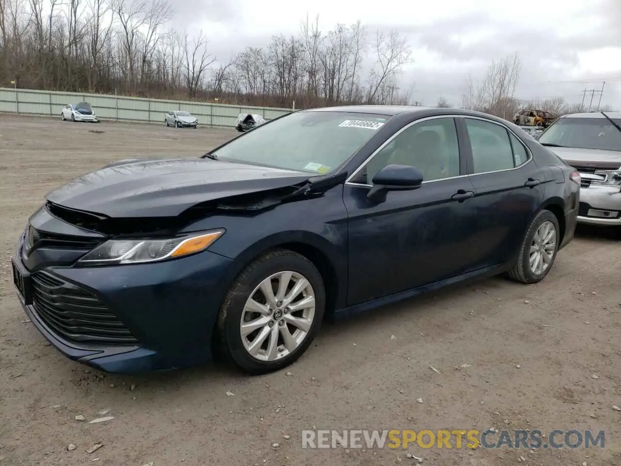 1 Photograph of a damaged car 4T1B11HK7KU812744 TOYOTA CAMRY 2019