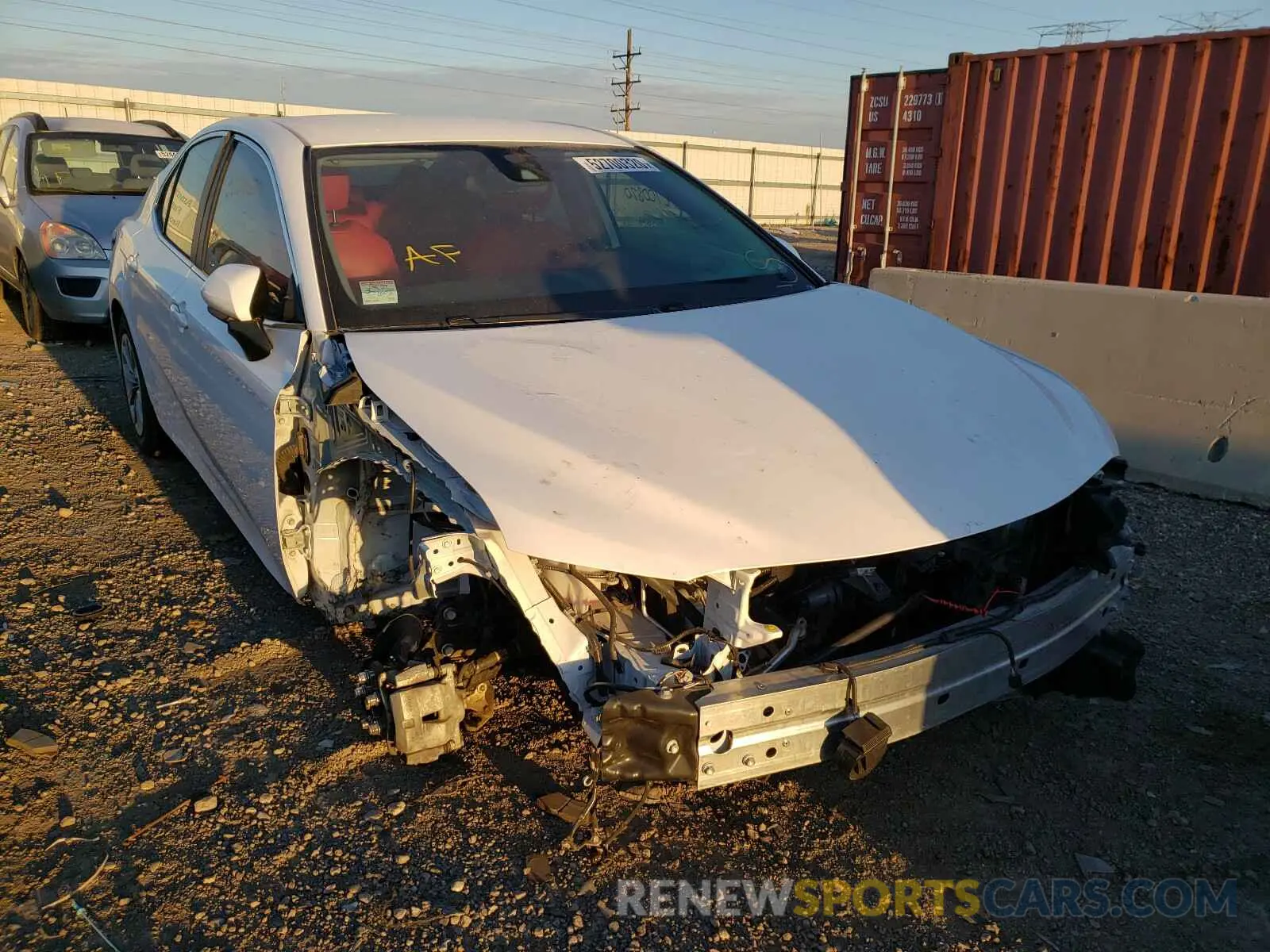 1 Photograph of a damaged car 4T1B11HK7KU825509 TOYOTA CAMRY 2019
